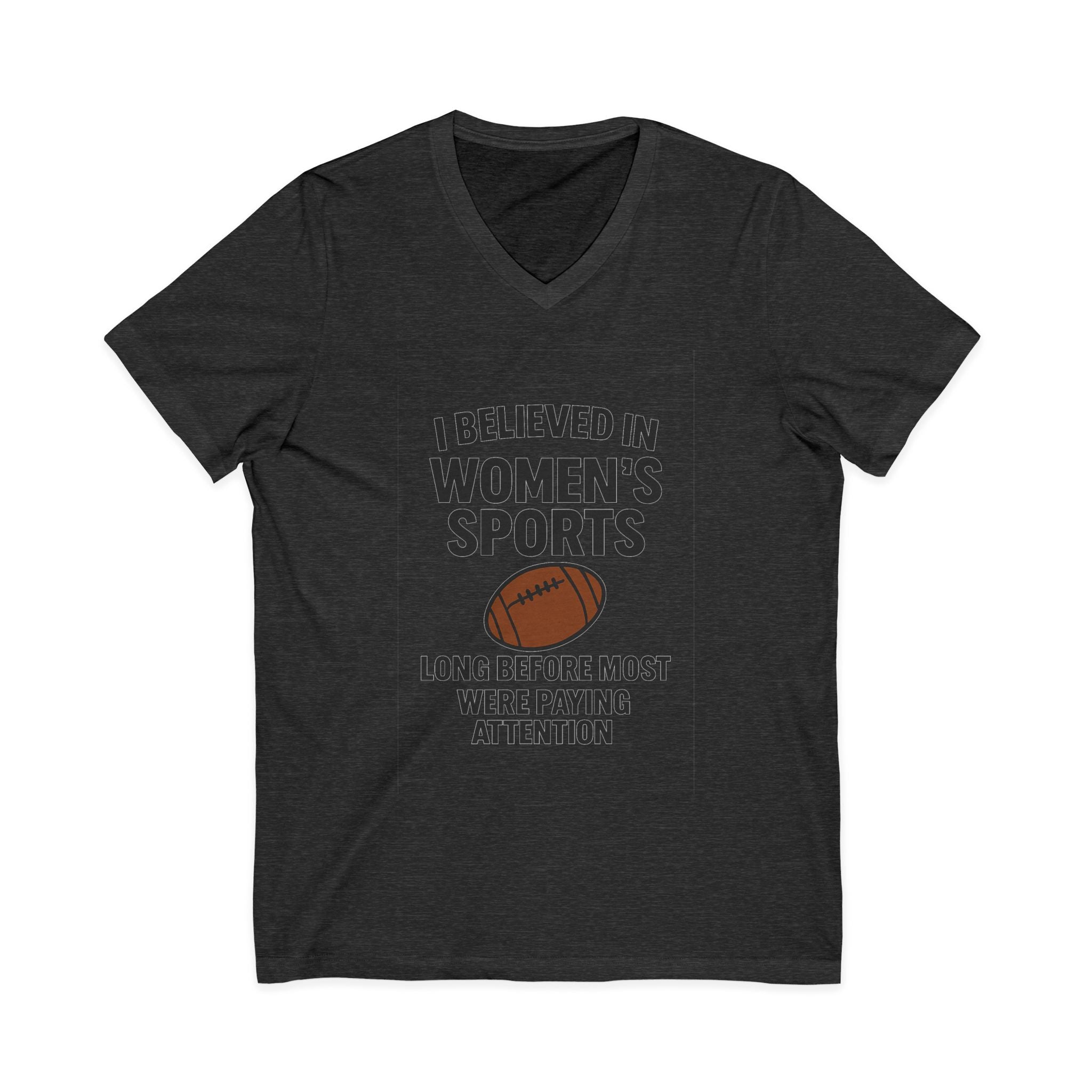 Women's Sports Advocacy V-Neck Tee