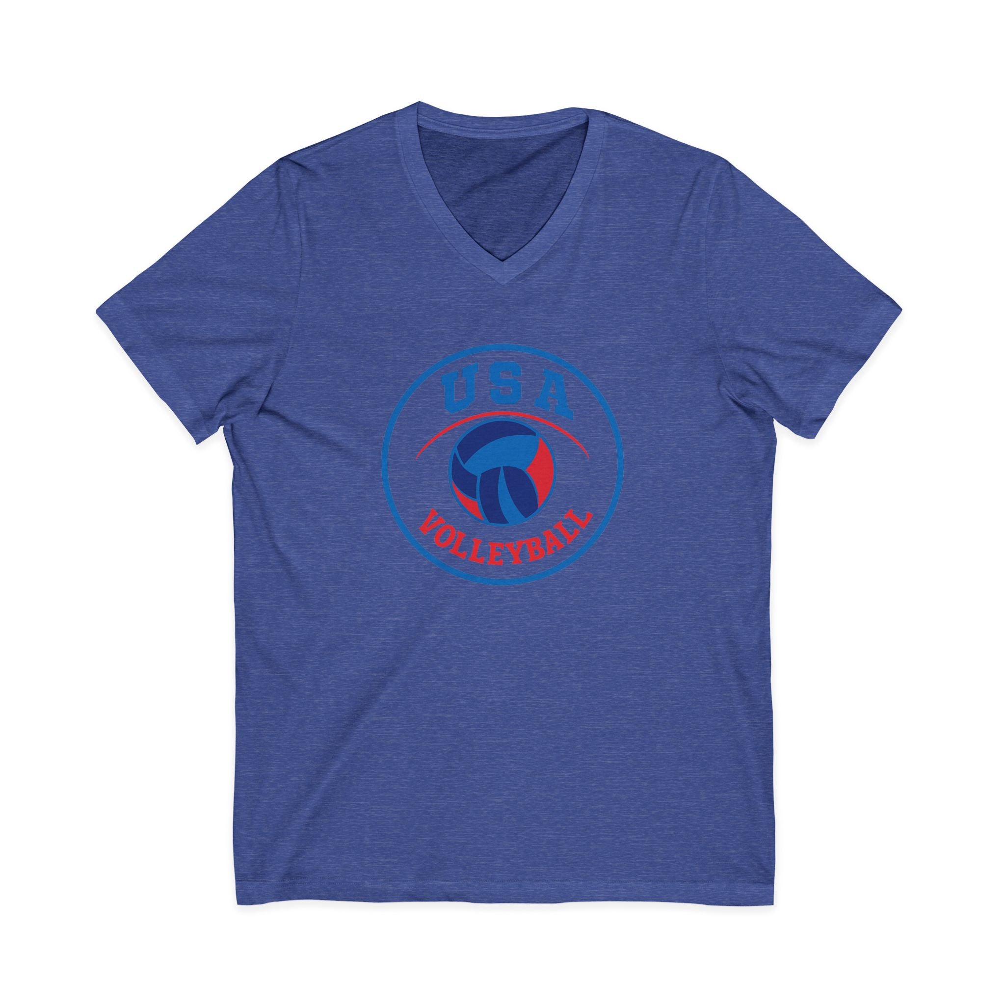 USA Volleyball V-Neck Tee