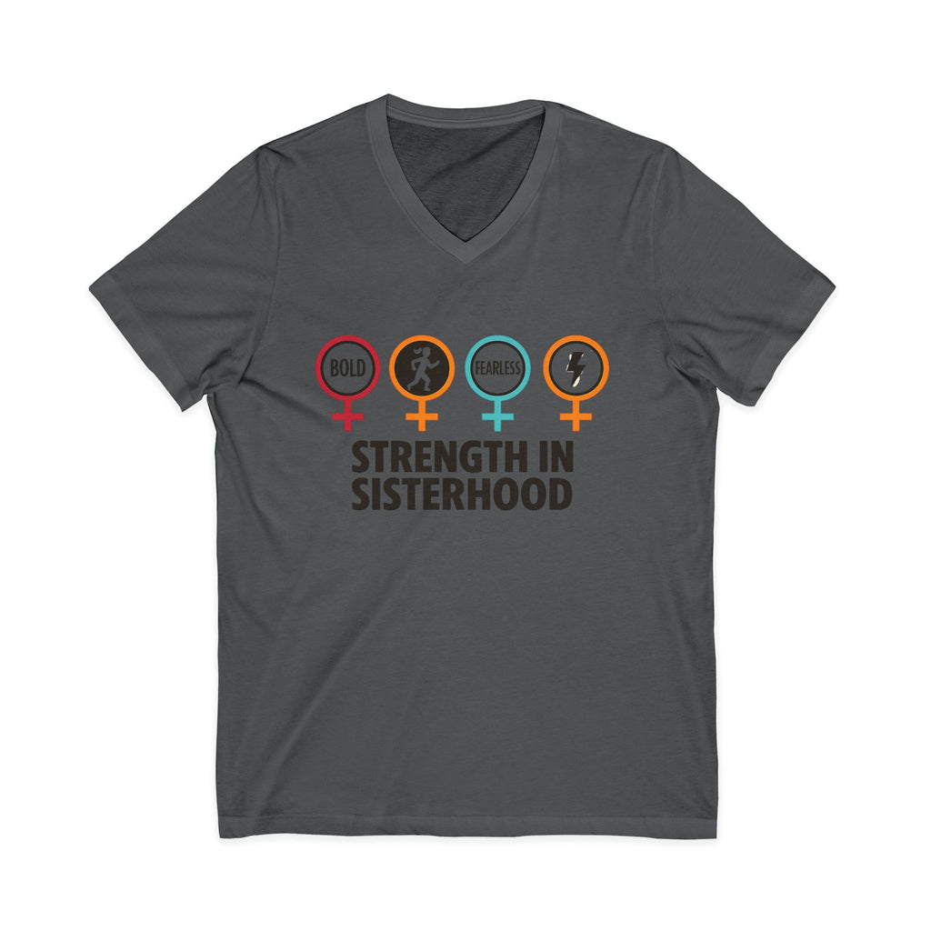Strength in Sisterhood V-Neck Tee