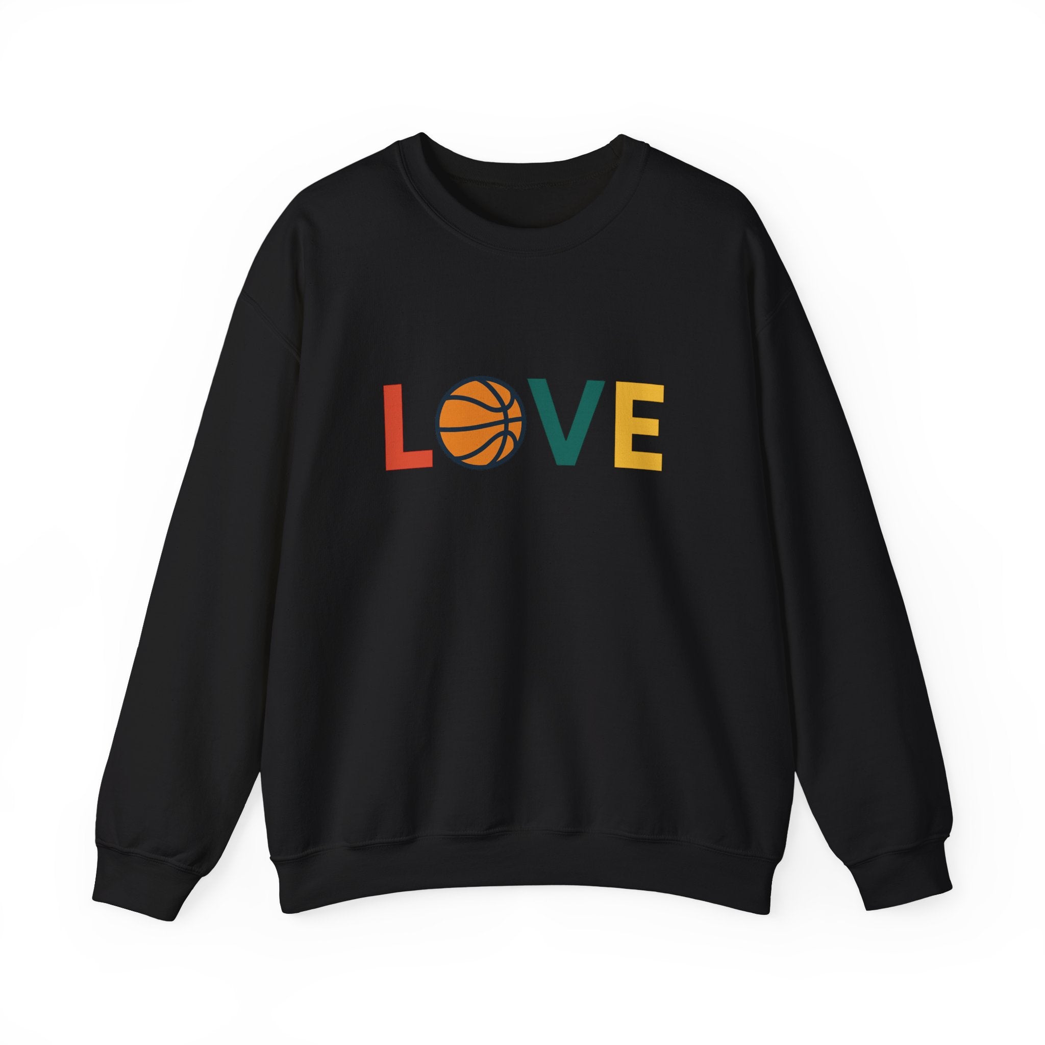 Love Basketball Sweatshirt, Unisex Crewneck