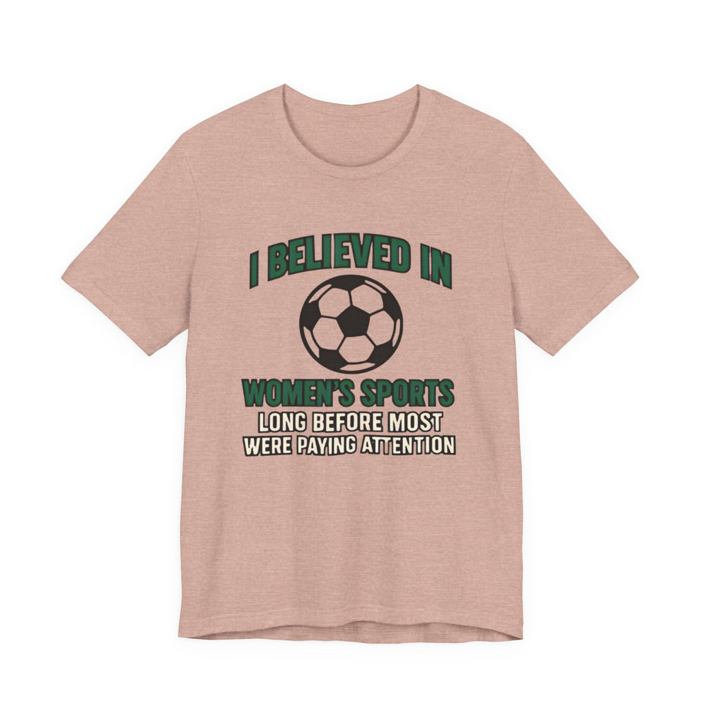 Empowering Women's Sports Tee - Unisex Jersey Short Sleeve T-Shirt