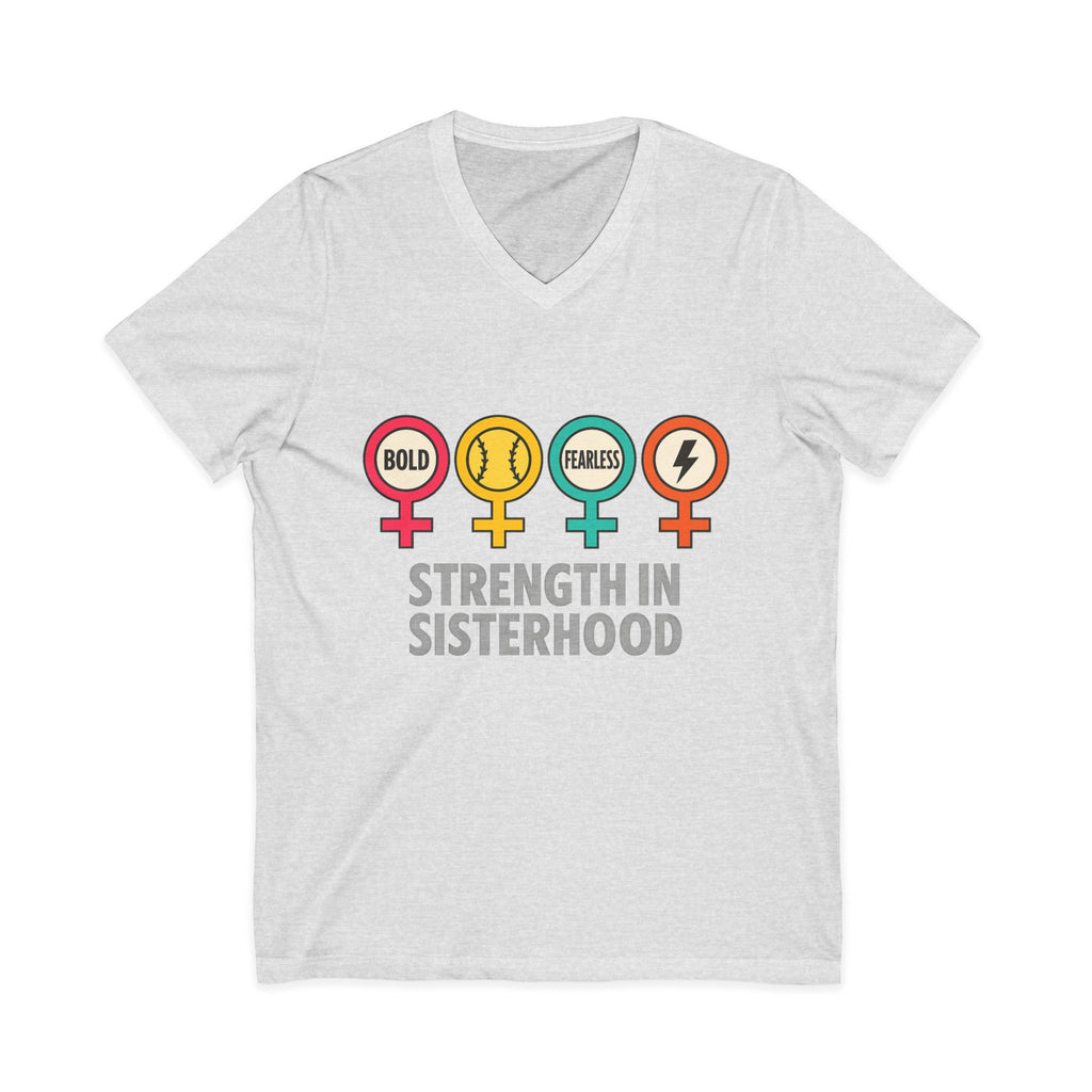 Strength in Sisterhood V-Neck Tee