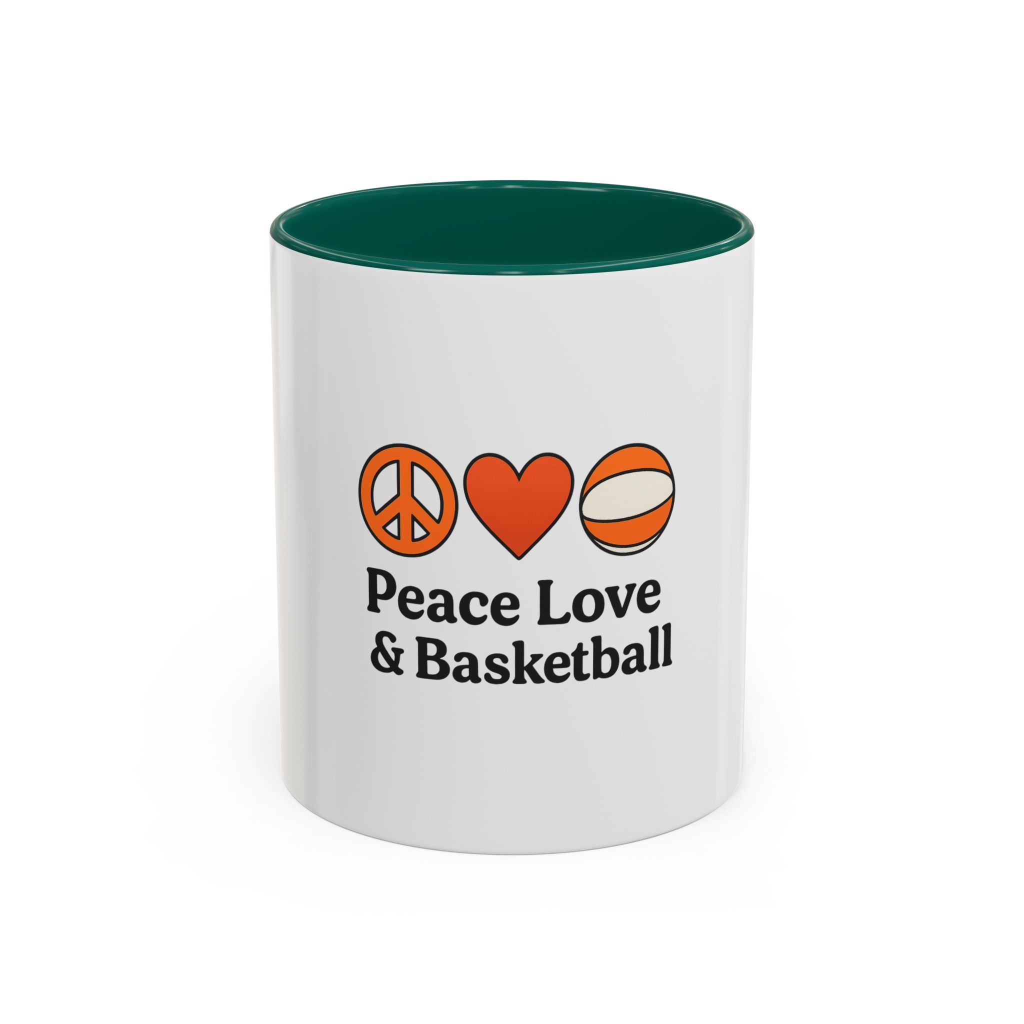 Peace Love Basketball Mug