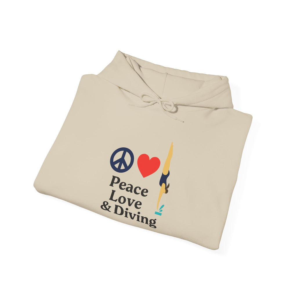 Peace Love & Diving Hoodie