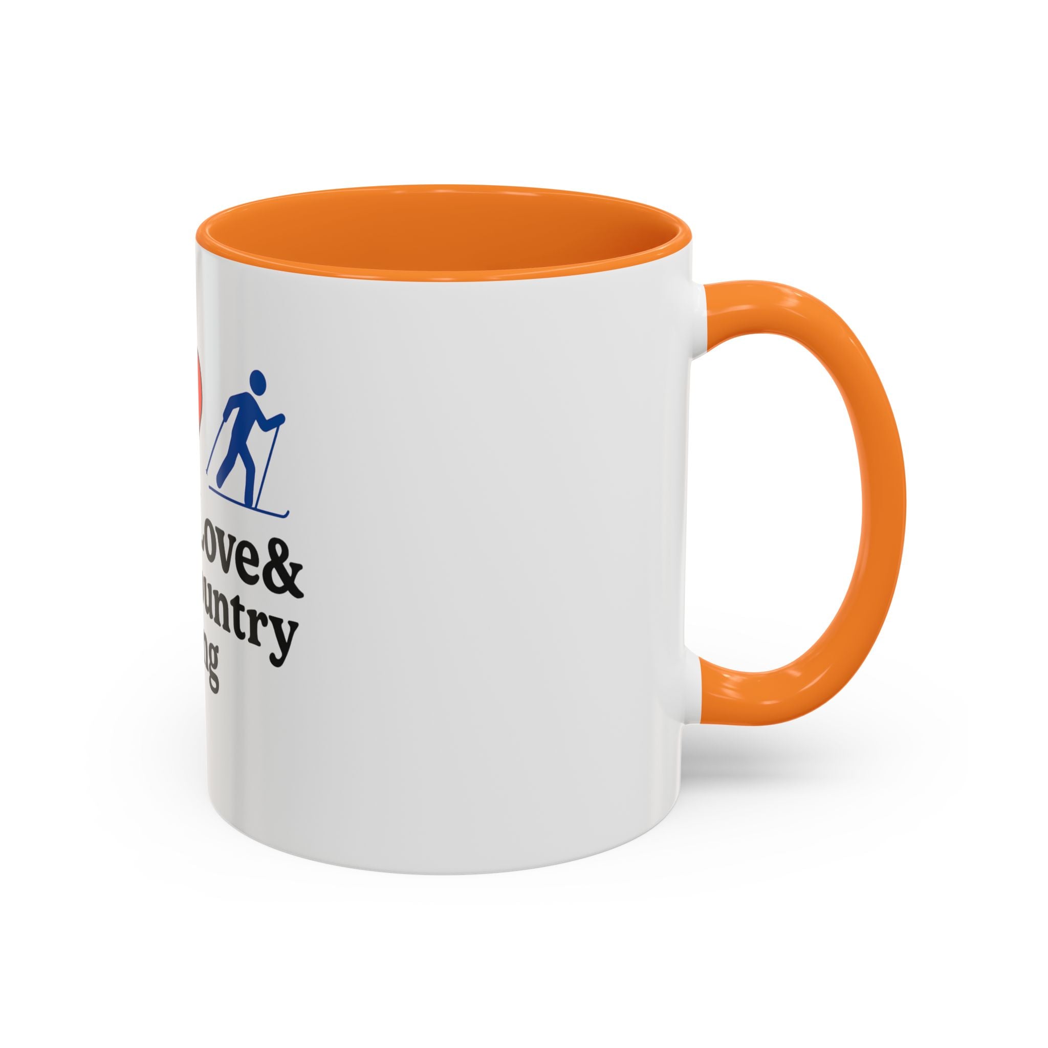 Peace, Love & Cross Country Skiing Mug