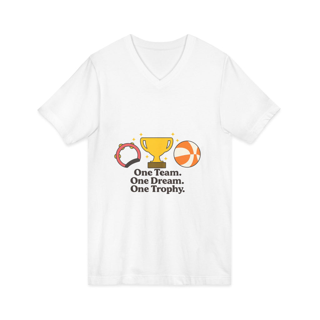 Unisex Jersey Short Sleeve V-Neck Tee