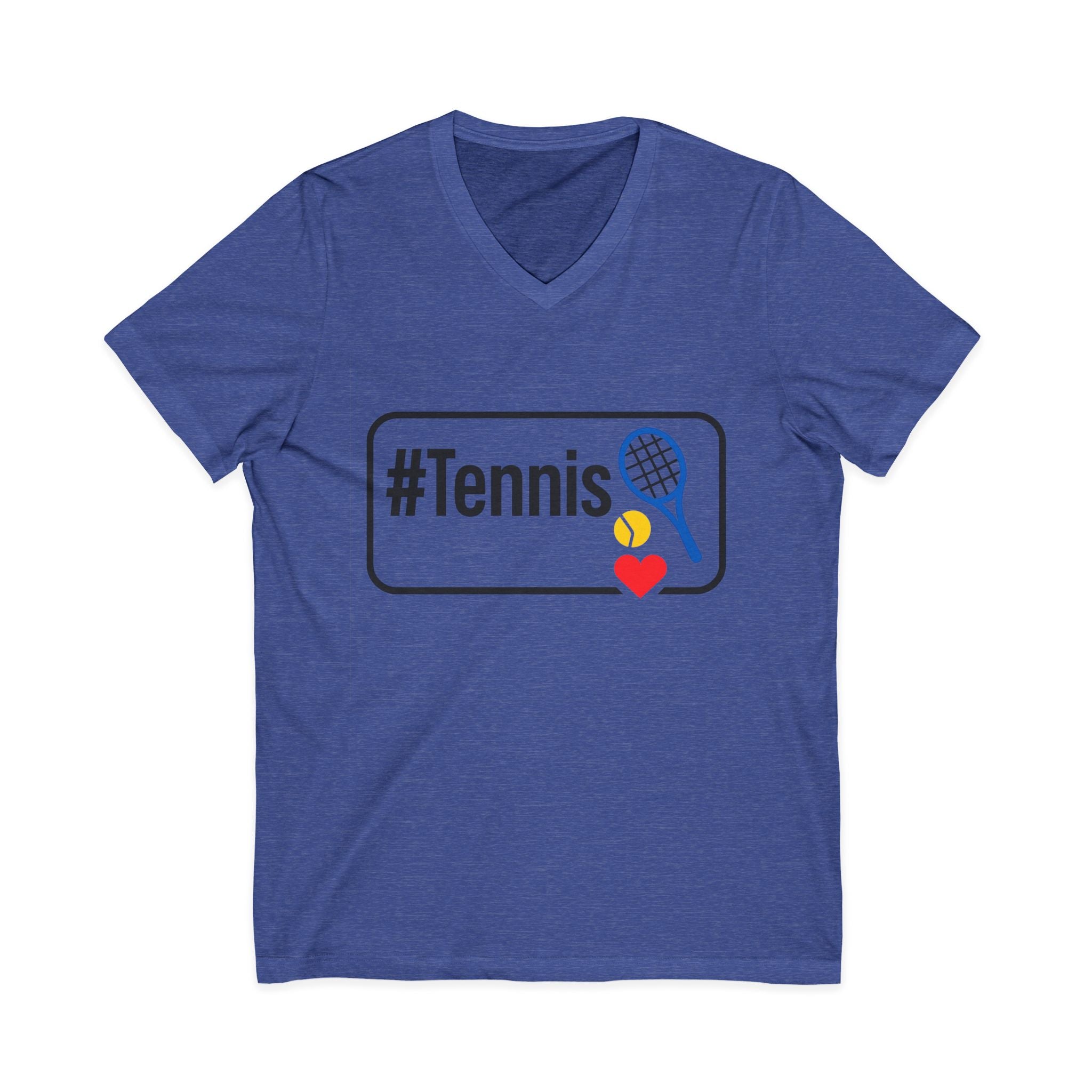 Tennis Love Unisex V-Neck Tee