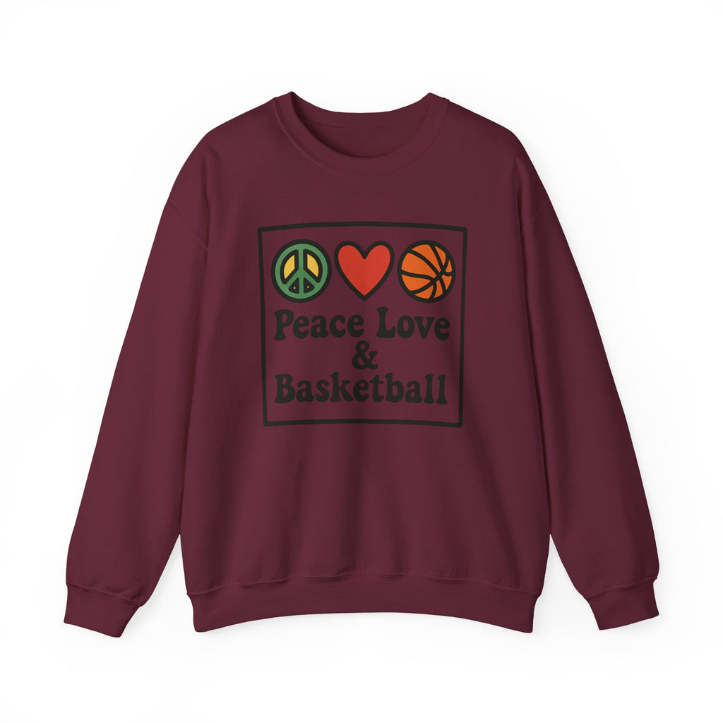 Peace Love & Basketball Sweatshirt