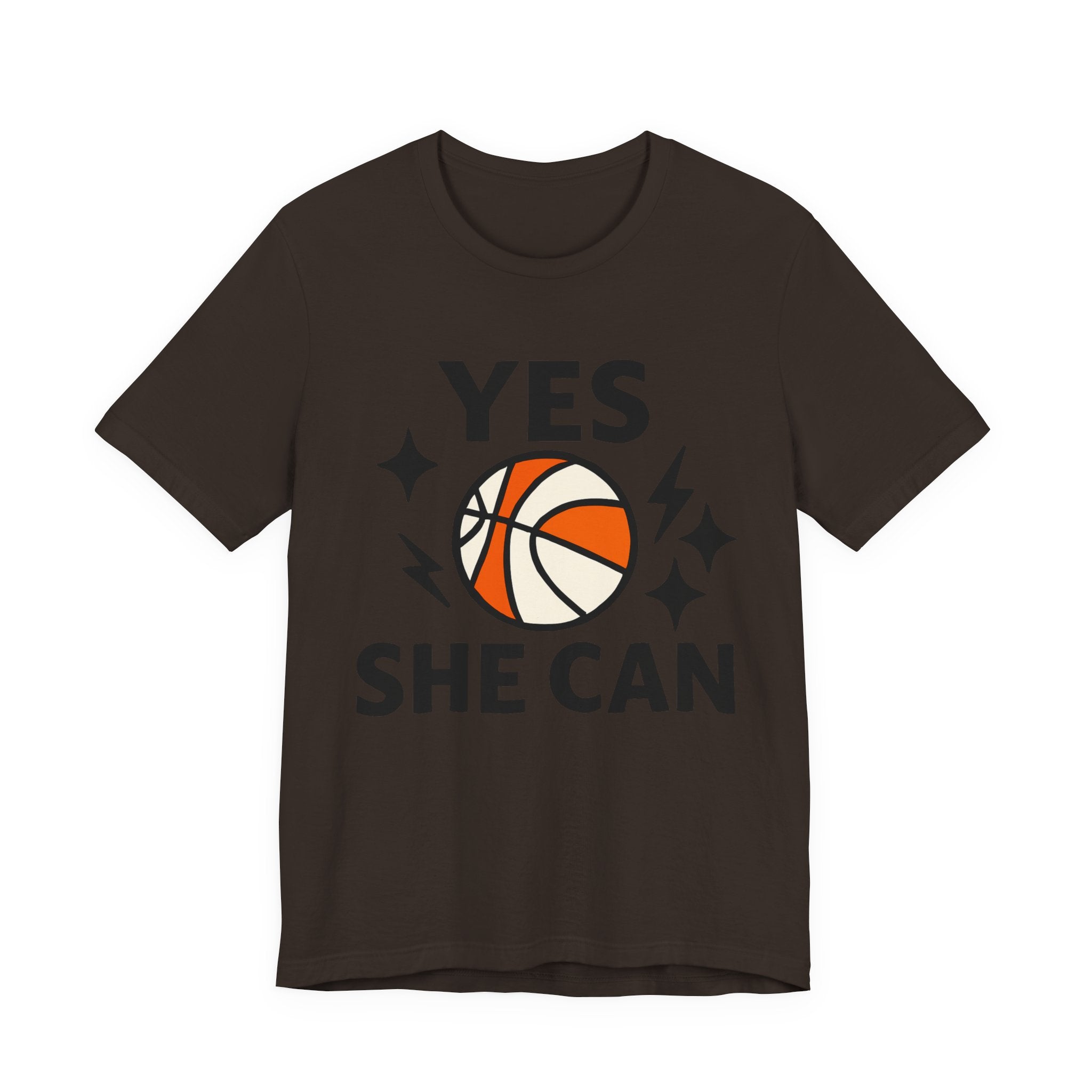 Yes, She Can Basketball Unisex Tee