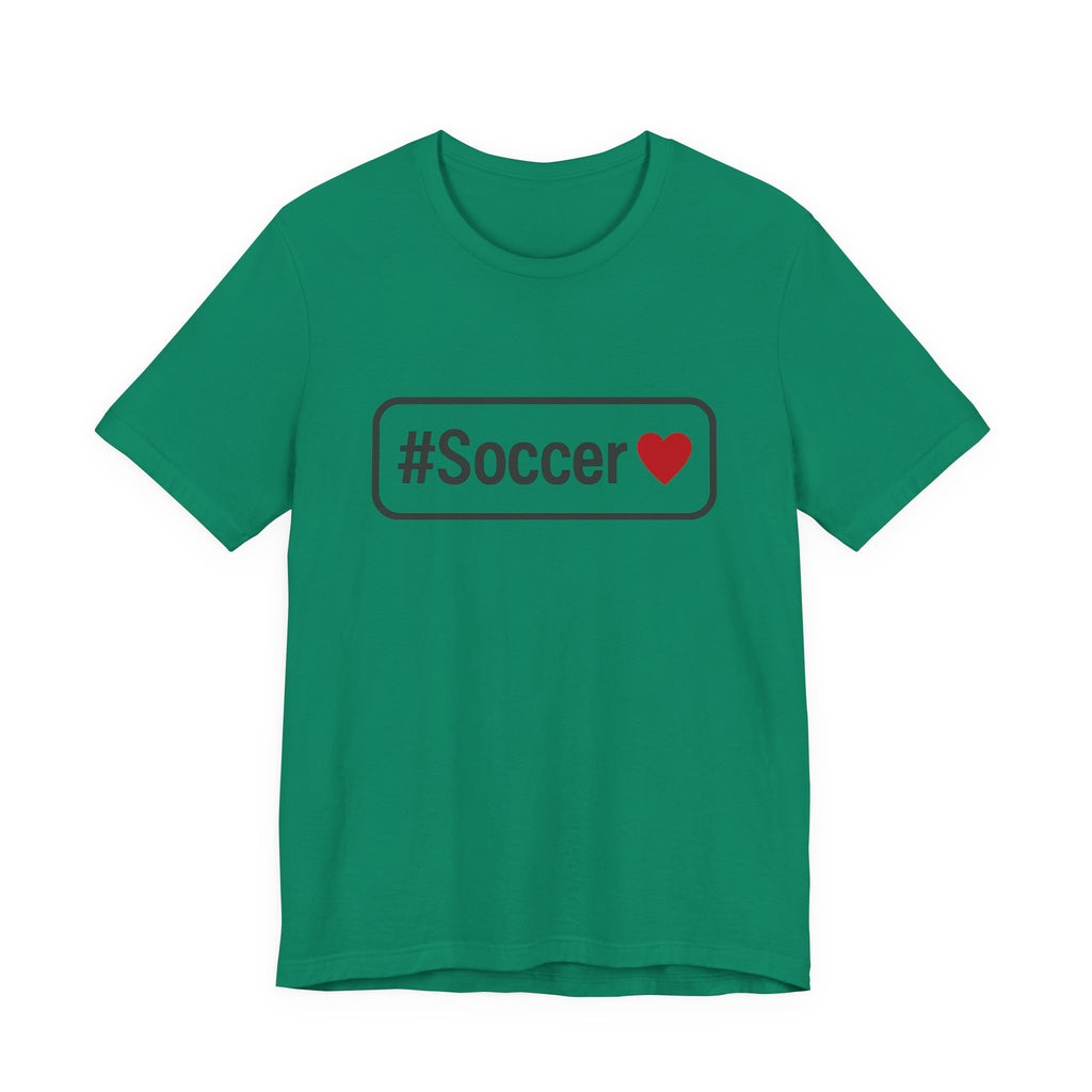 #Soccer Love Unisex Tee – Perfect for Fans