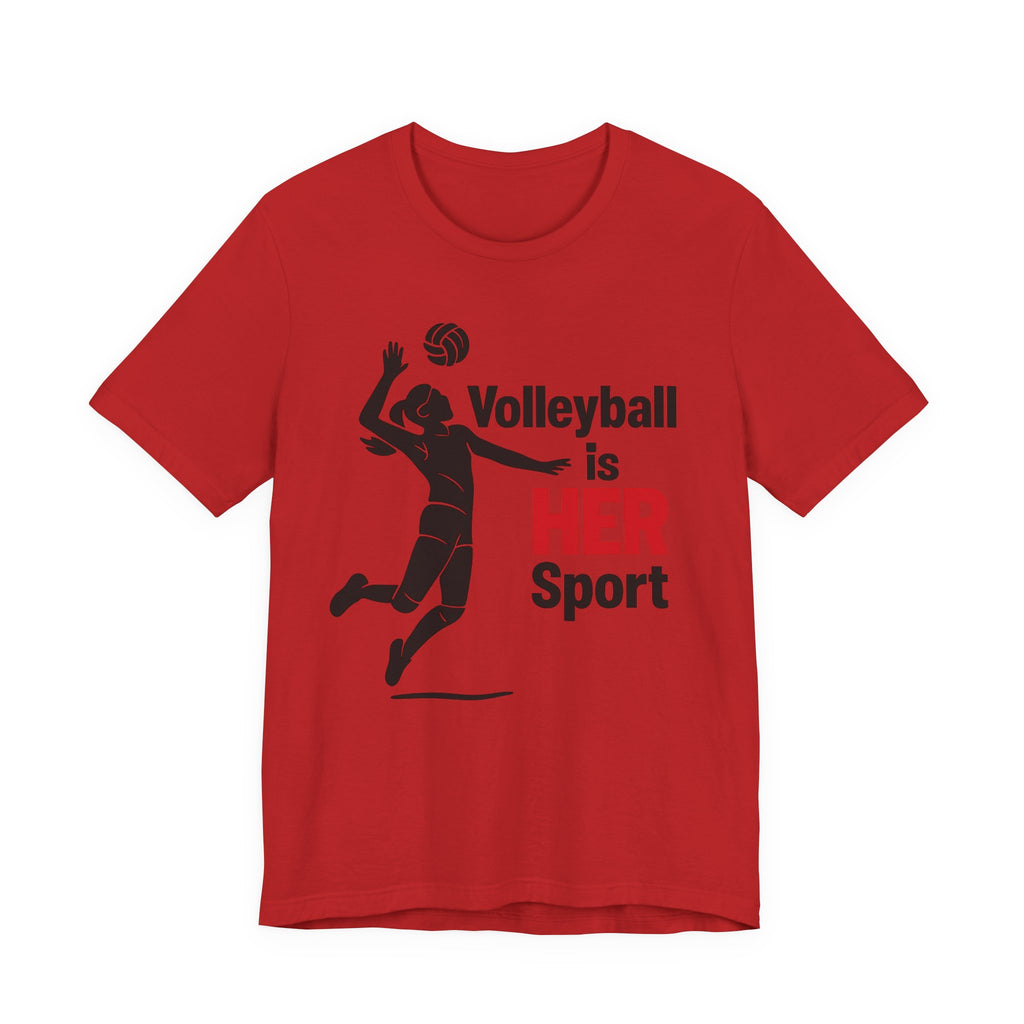 Women's Sports Pride Tee - Volleyball Is Her Sport