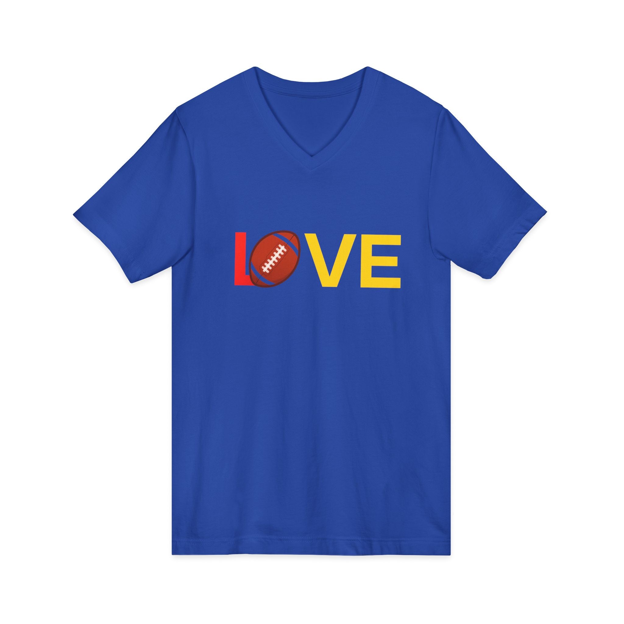 Football Love V-Neck Tee