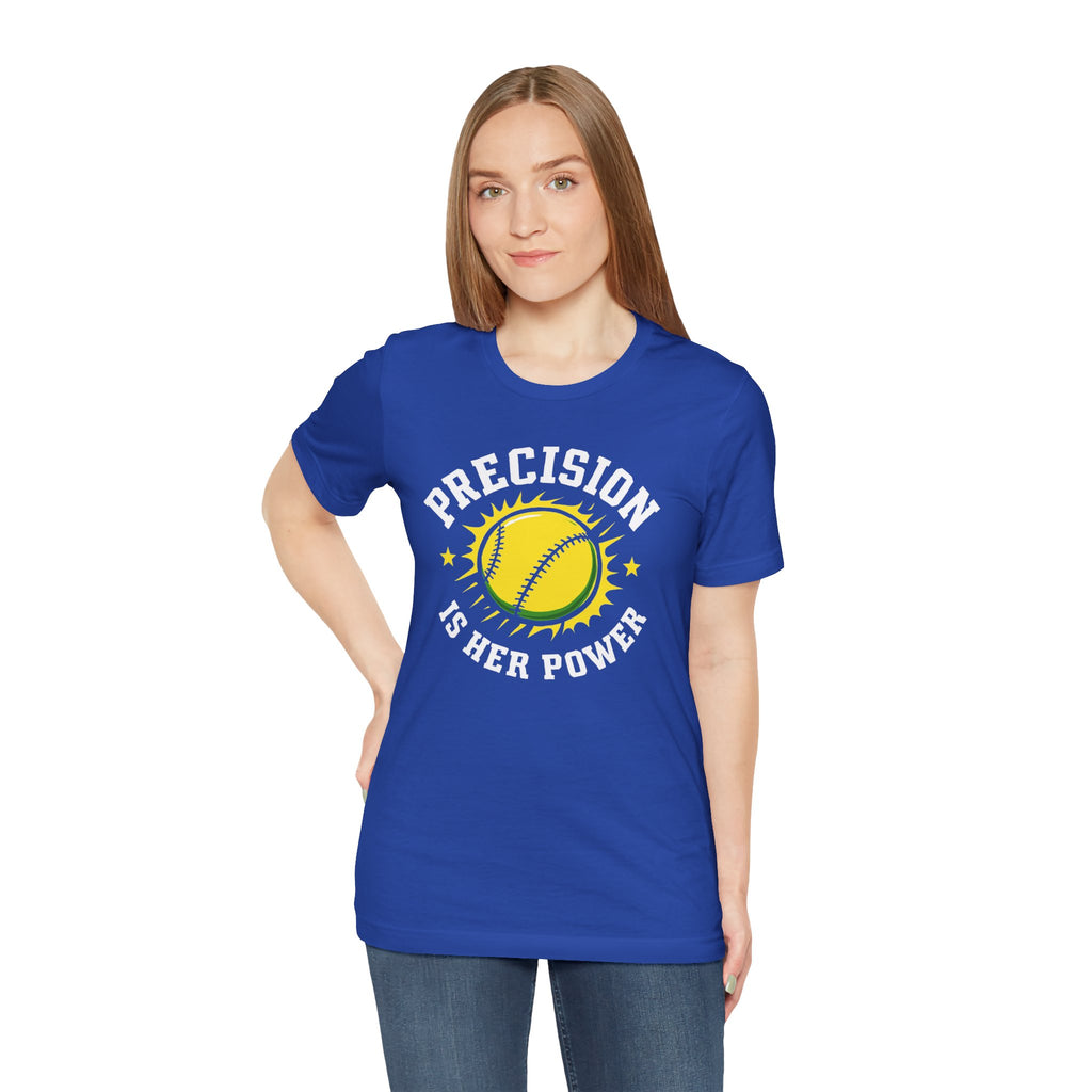 Softball Empowerment Tee - Precision is Her Power