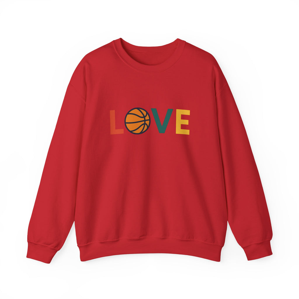 Love Basketball Sweatshirt, Unisex Crewneck
