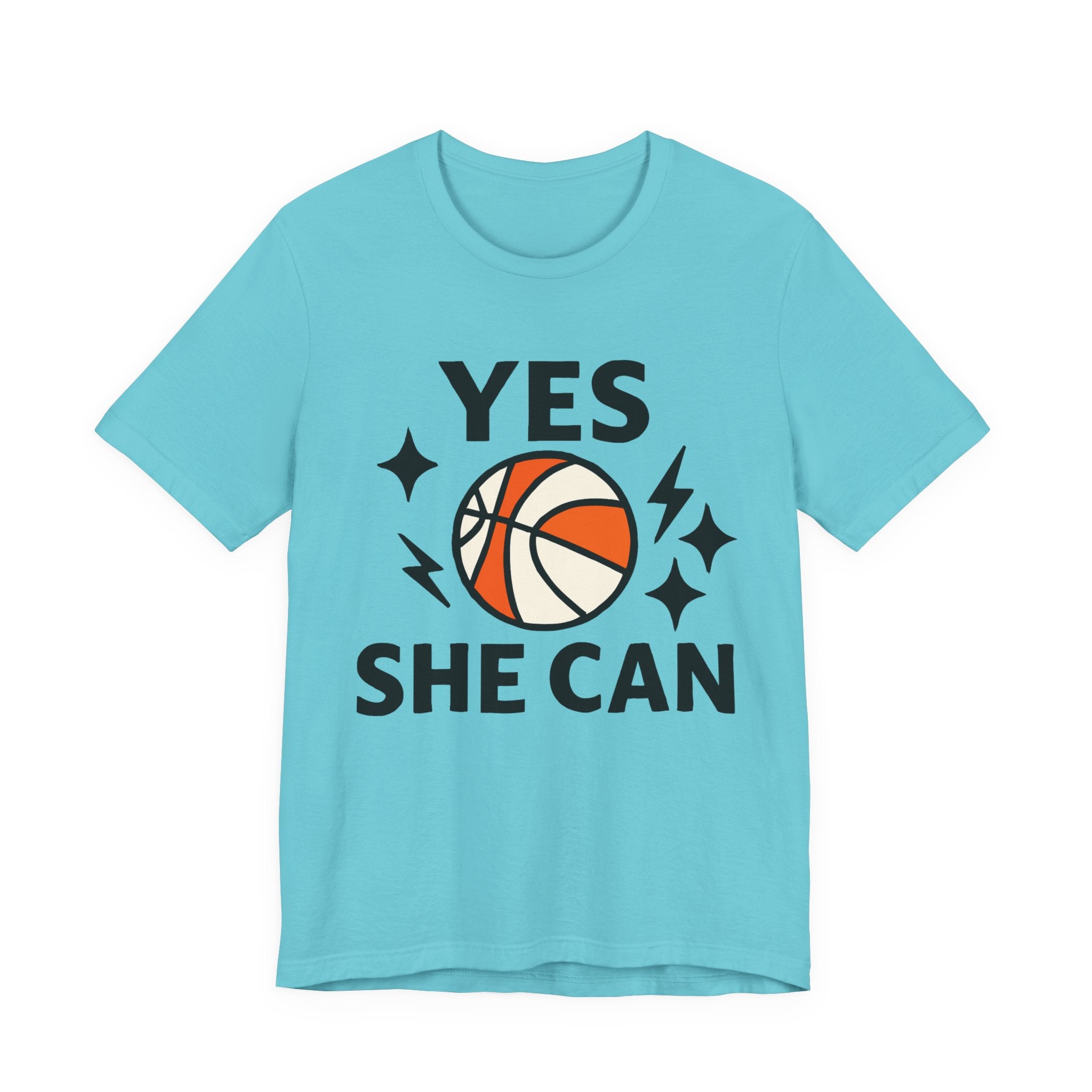 Yes, She Can Basketball Unisex Tee