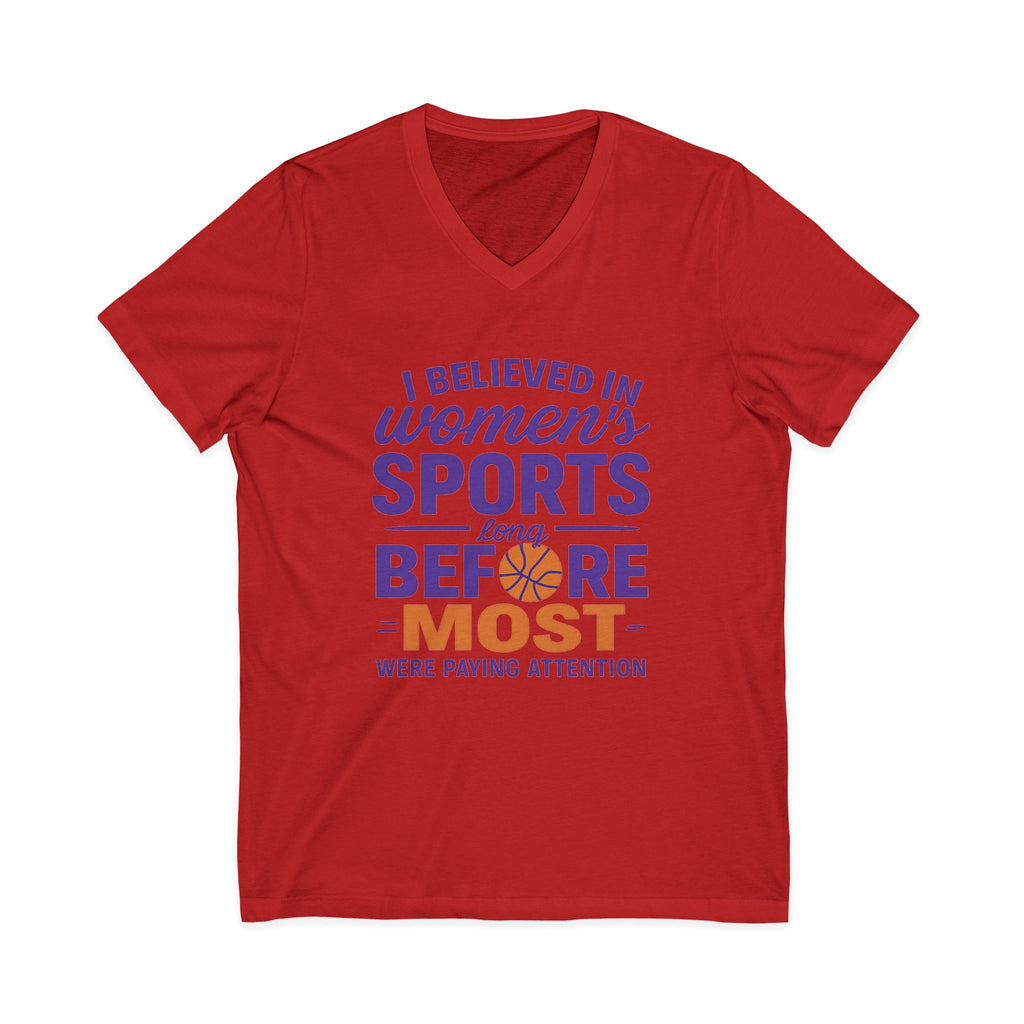 Women's Sports Believer V-Neck Tee