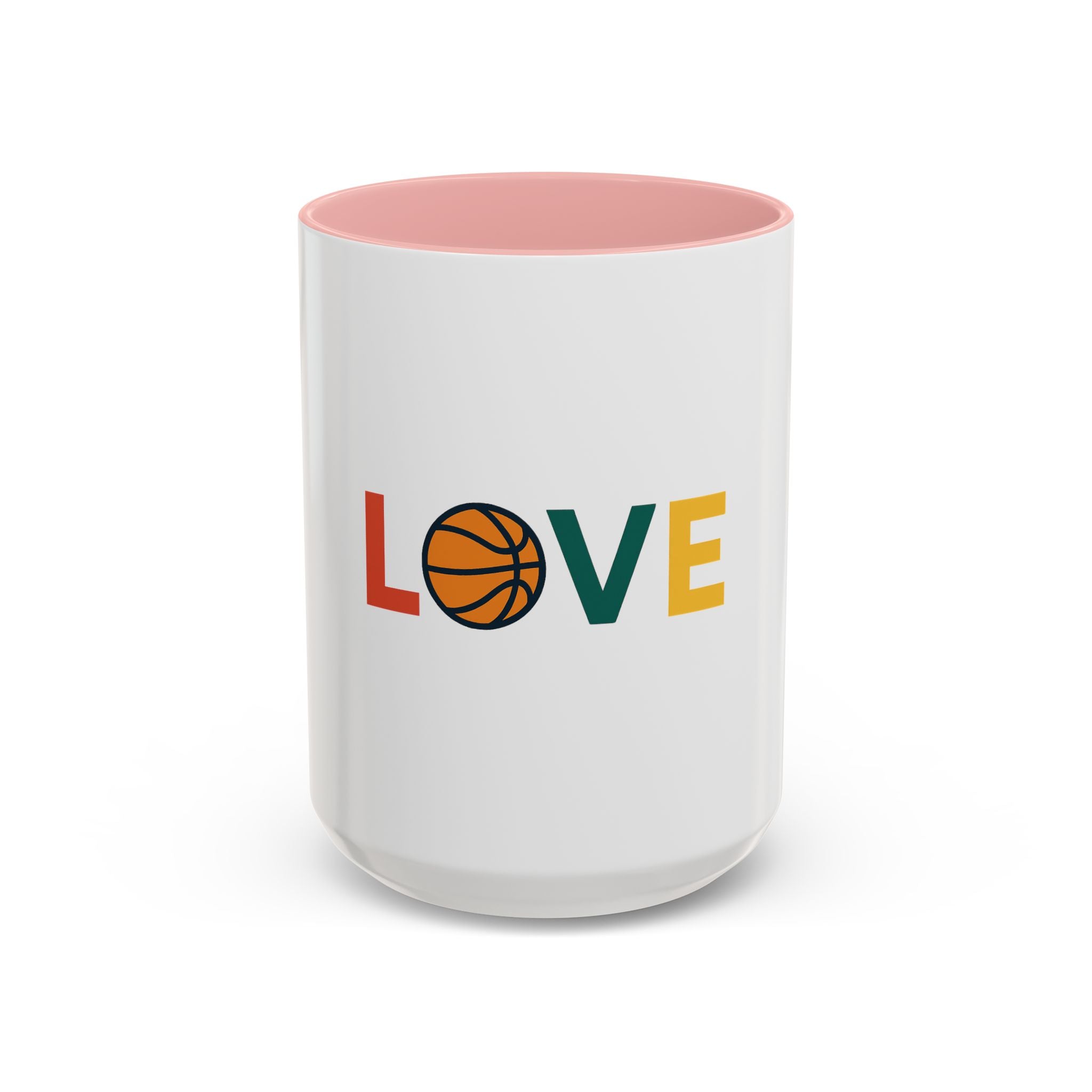 Basketball Love Accent Coffee Mug
