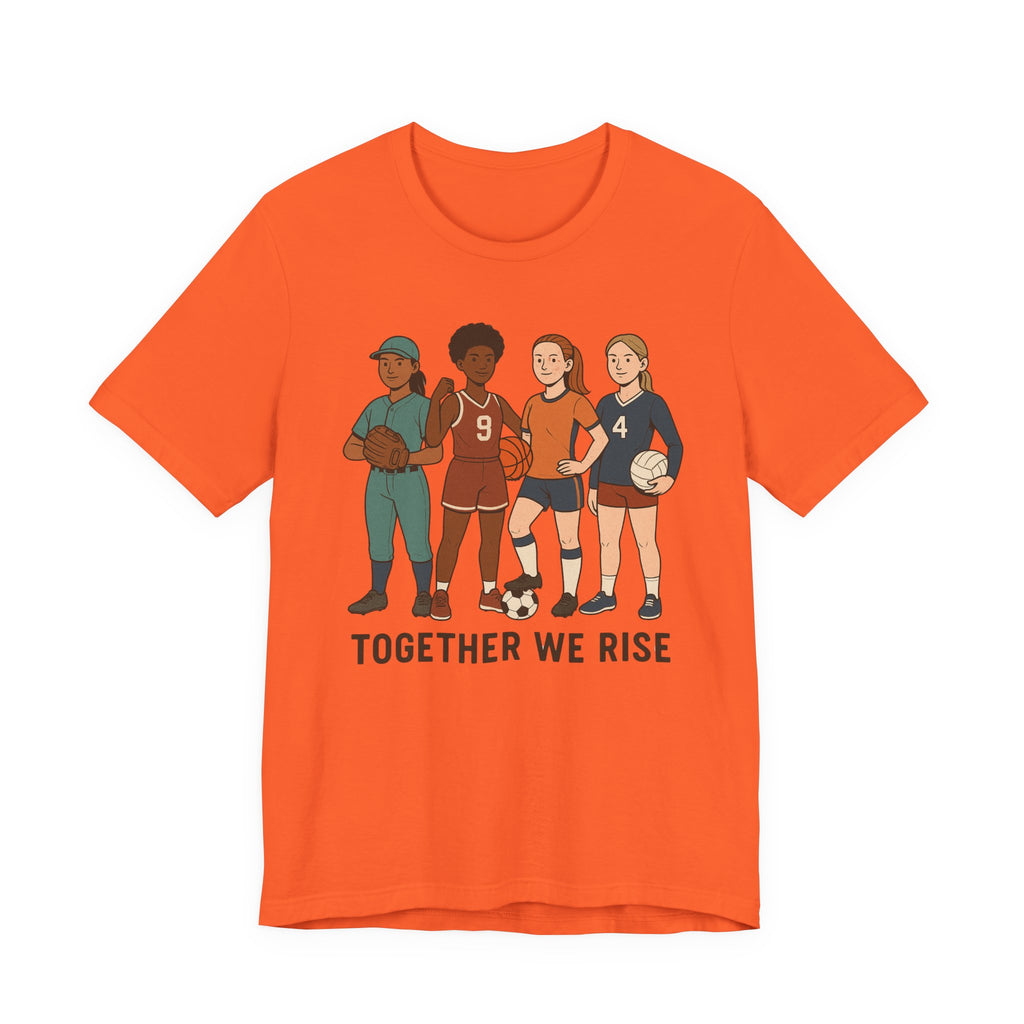 Empowering Together We Rise Tee | Unisex Jersey Short Sleeve T-Shirt