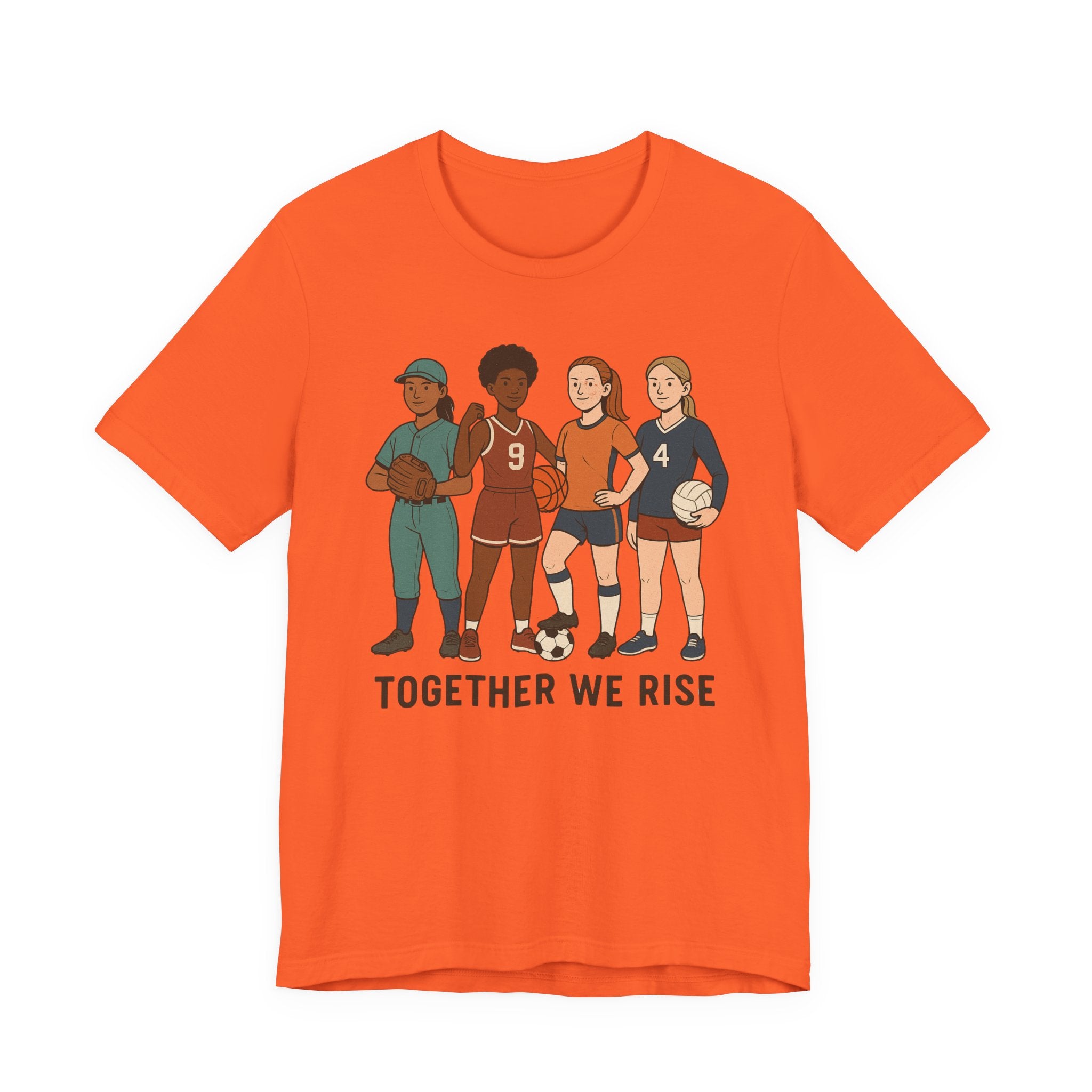 Empowering Together We Rise Tee | Unisex Jersey Short Sleeve T-Shirt