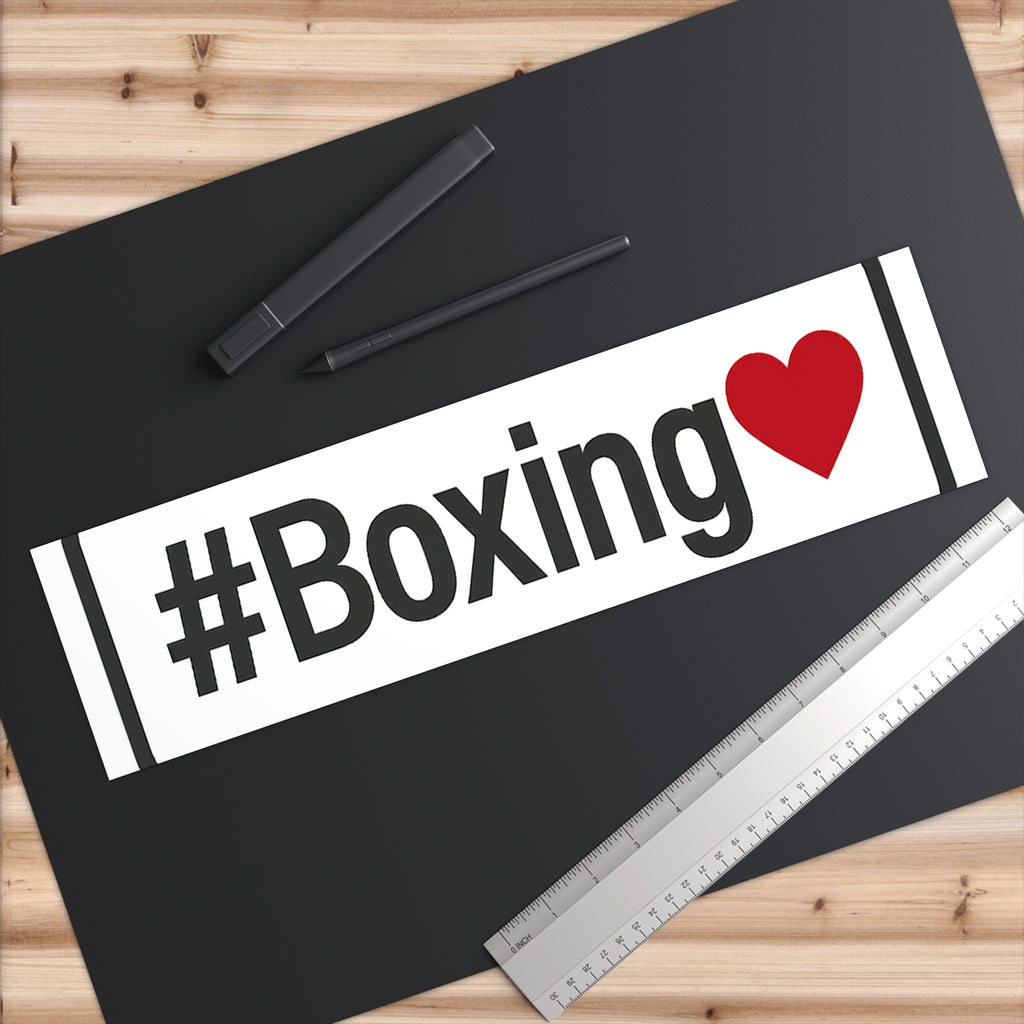 Boxing Love Bumper Sticker