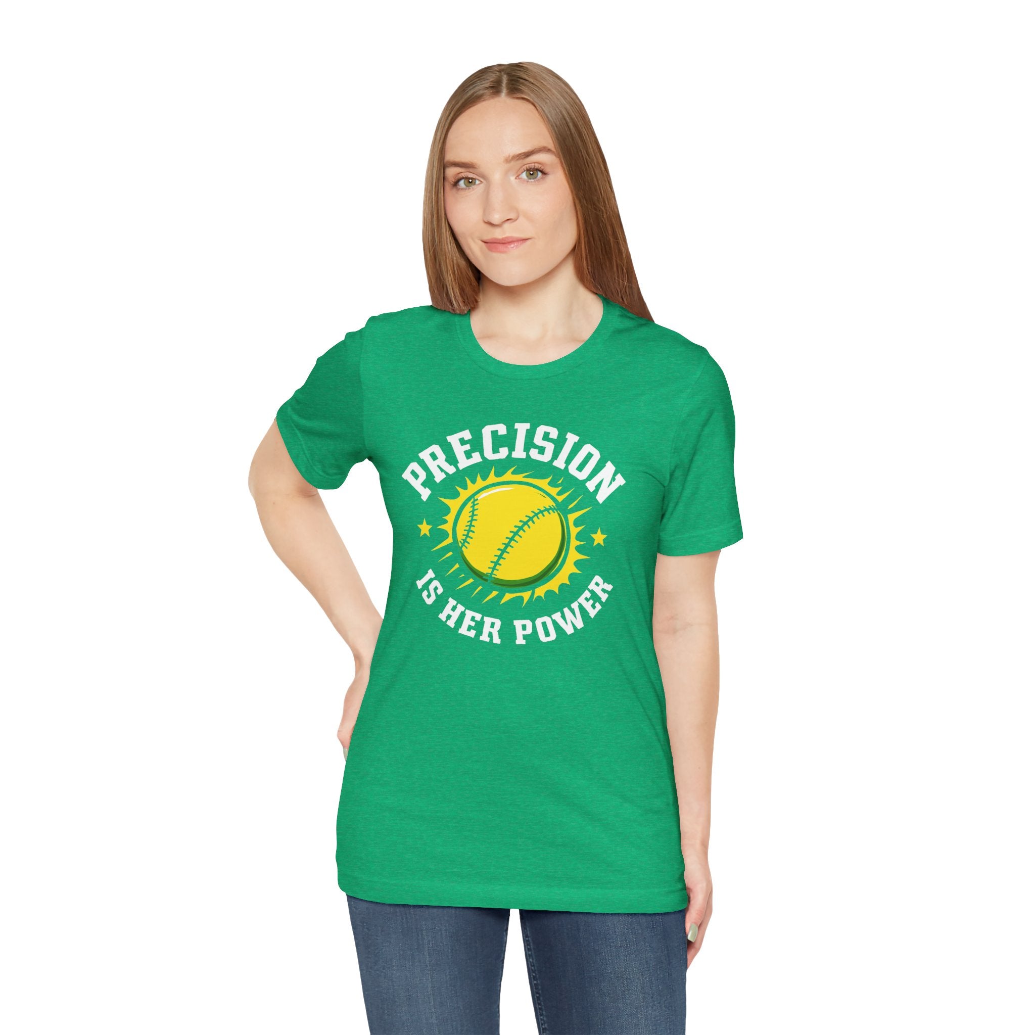 Softball Empowerment Tee - Precision is Her Power