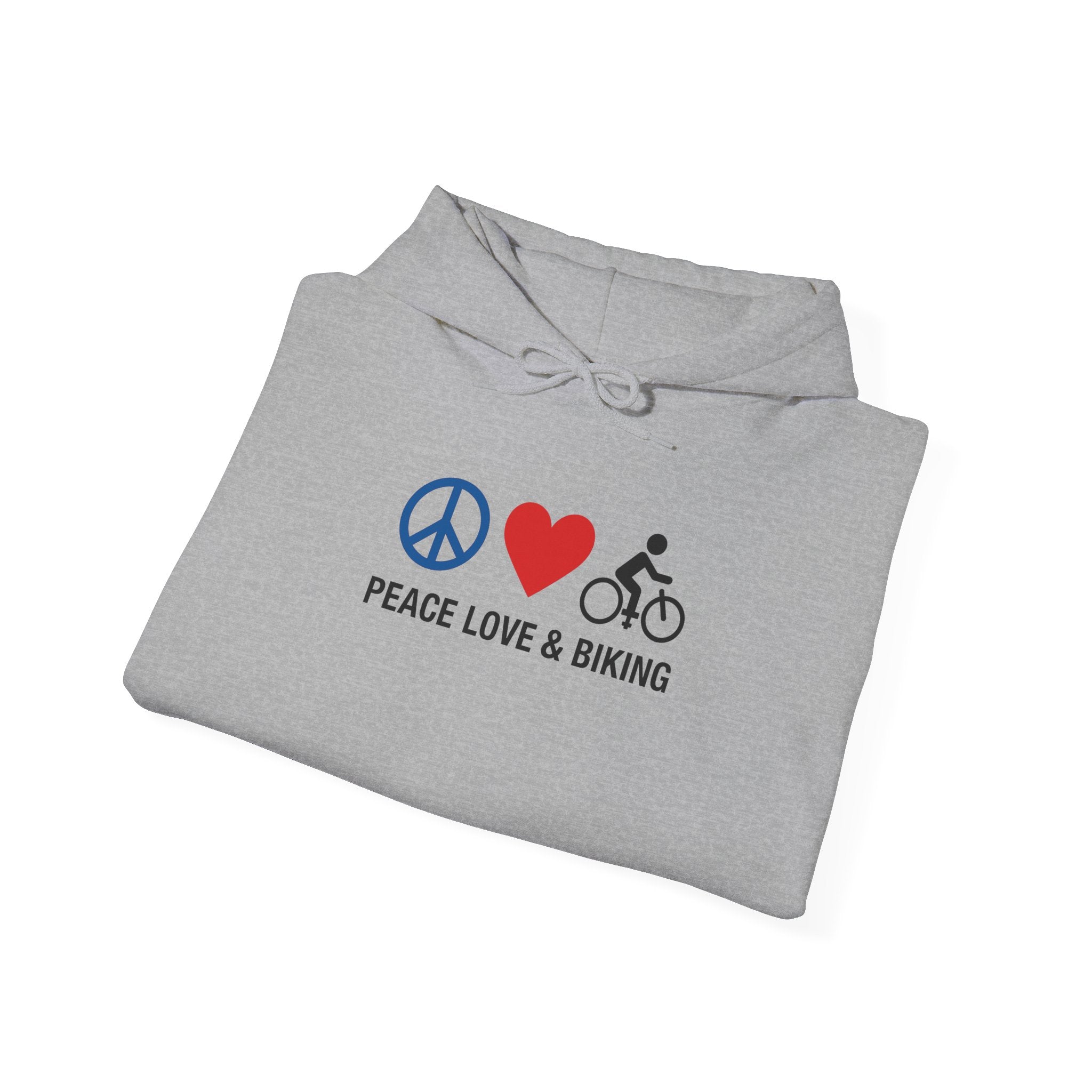 Peace Love & Biking Hoodie