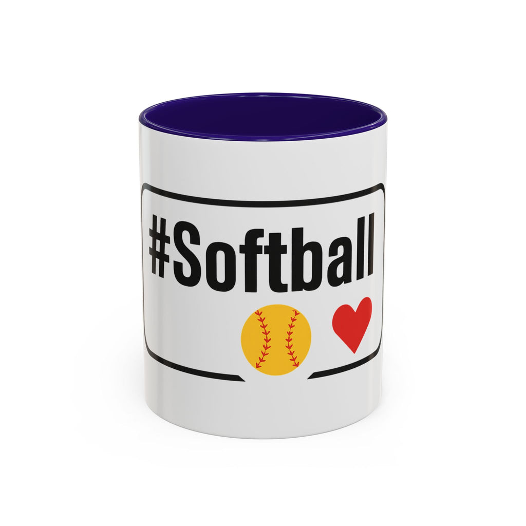 Softball Lover's Colorful Coffee Mug - 11oz & 15oz