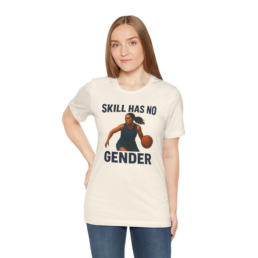 Empowering Basketball Tee - Skill Has No Gender