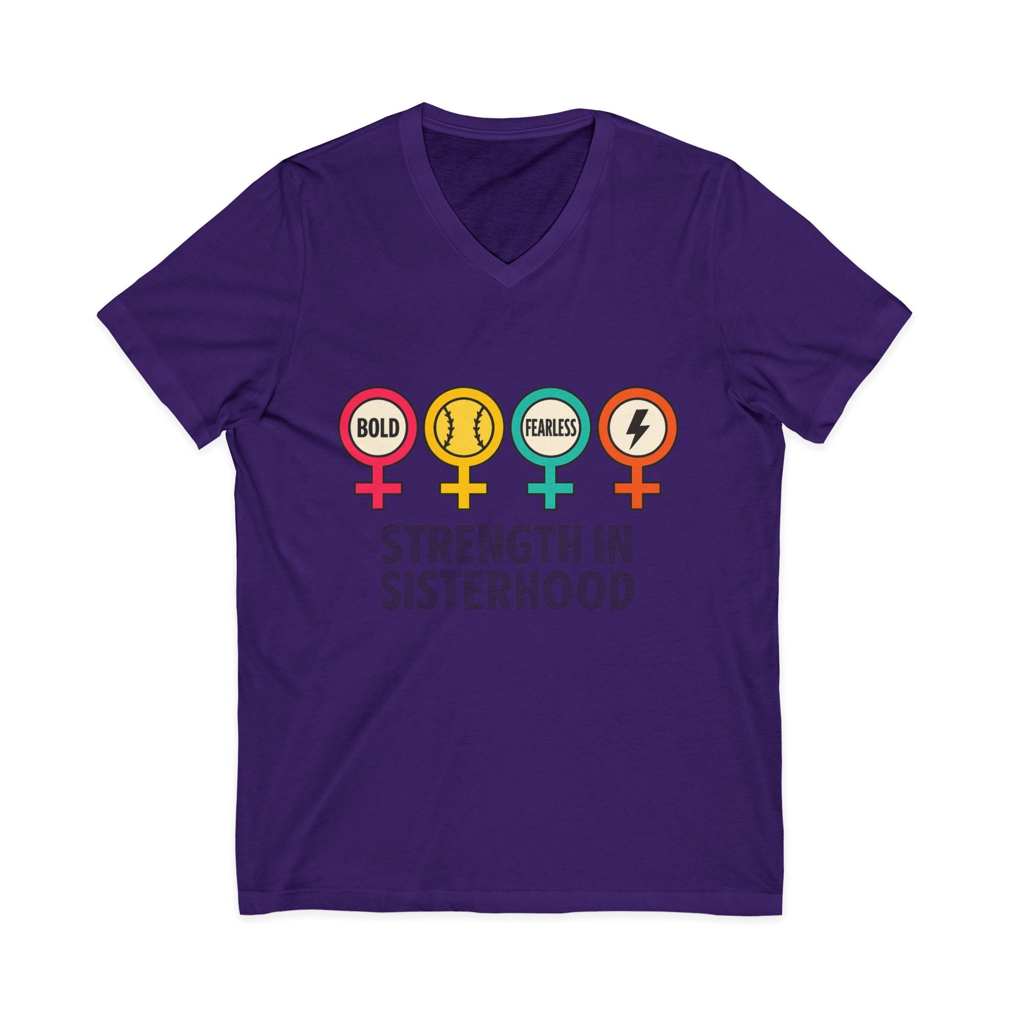 Strength in Sisterhood V-Neck Tee