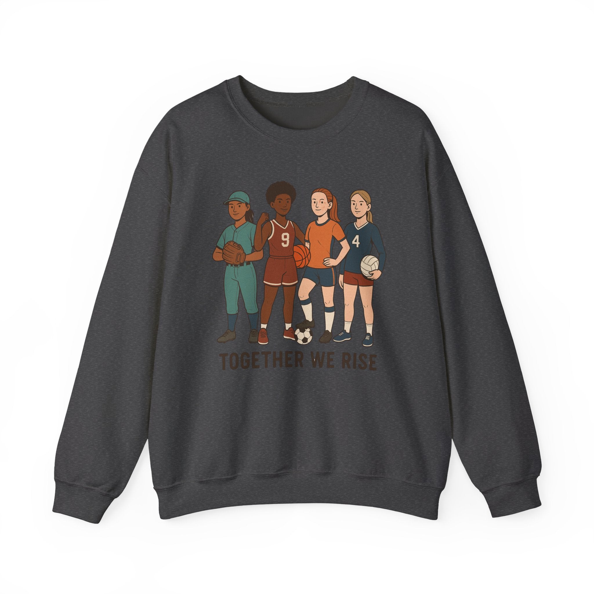 Empowering Crewneck Sweatshirt: Together We Rise