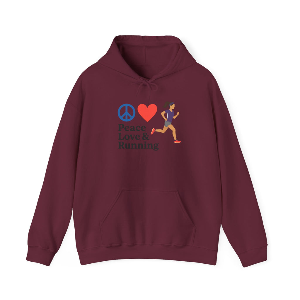 Peace, Love & Running Hoodie