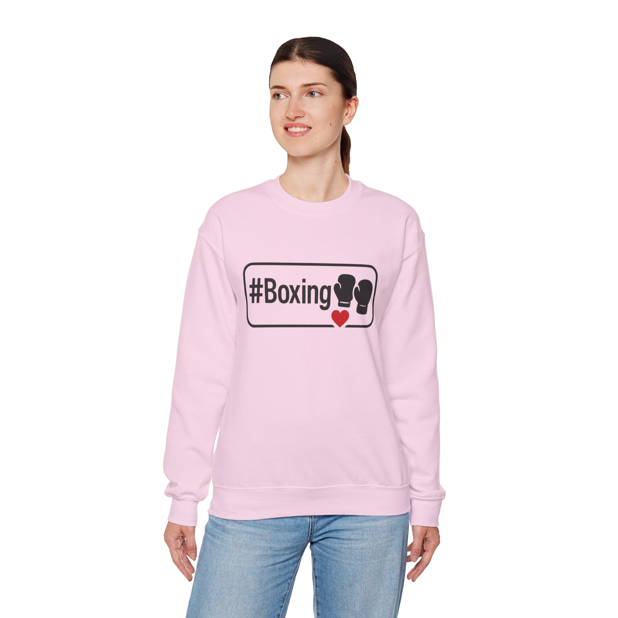 Boxing Love Sweatshirt - Unisex Heavy Blend Crewneck