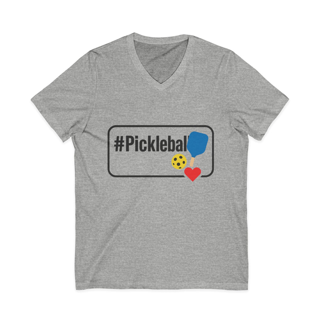 Pickleball V-Neck Tee for Fun Lovers