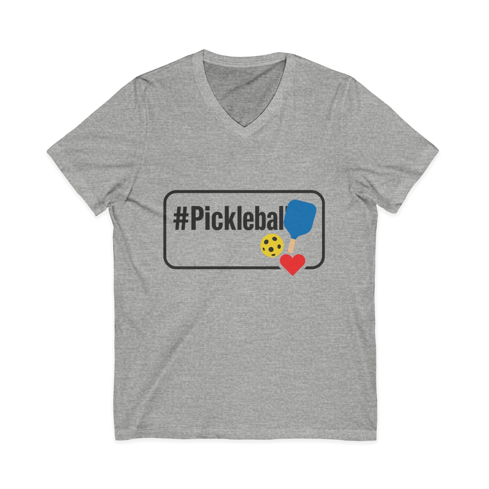 Pickleball V-Neck Tee for Fun Lovers
