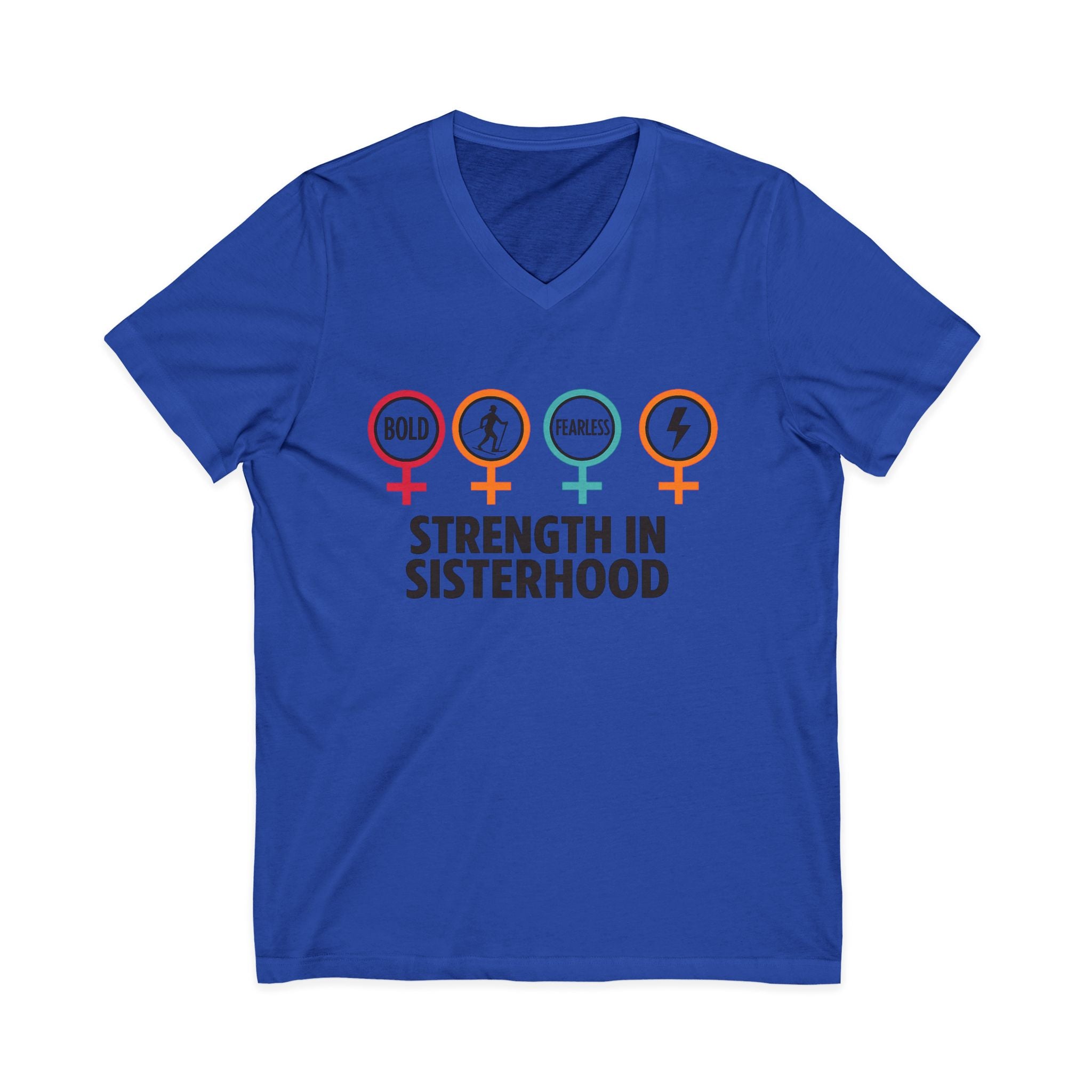 Empowering Sisterhood V-Neck Tee