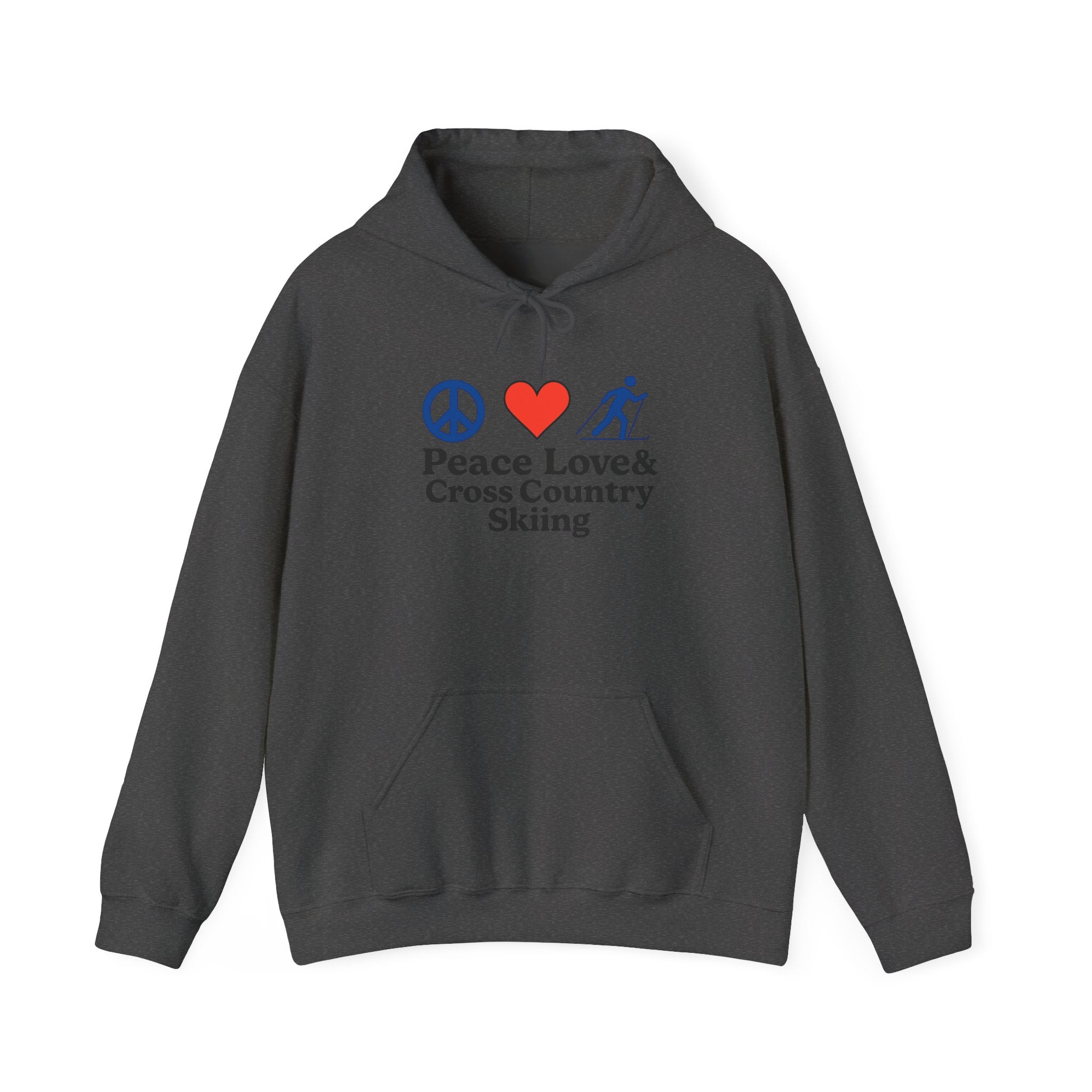 Peace Love & Cross Country Skiing Hoodie