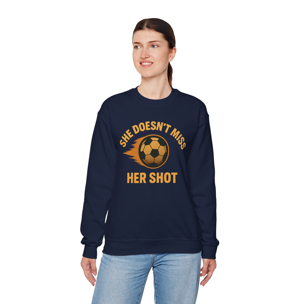 She Doesn't Miss Her Short Sweatshirt, Unisex Crewneck