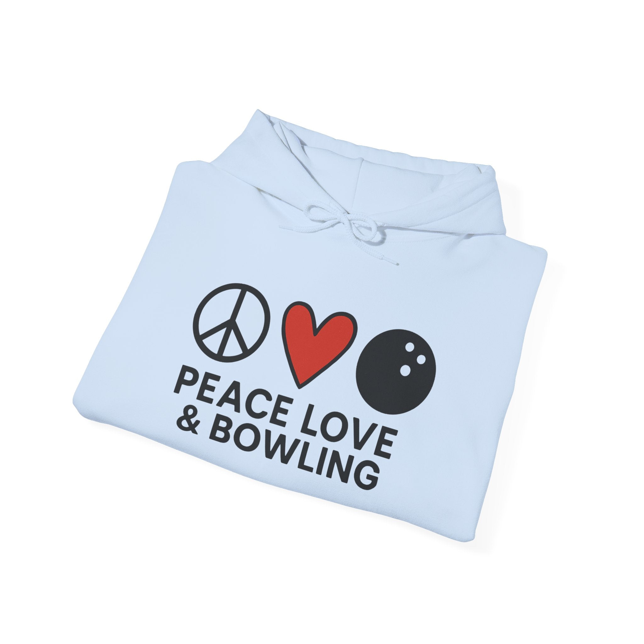 Peace Love & Bowling Hoodie