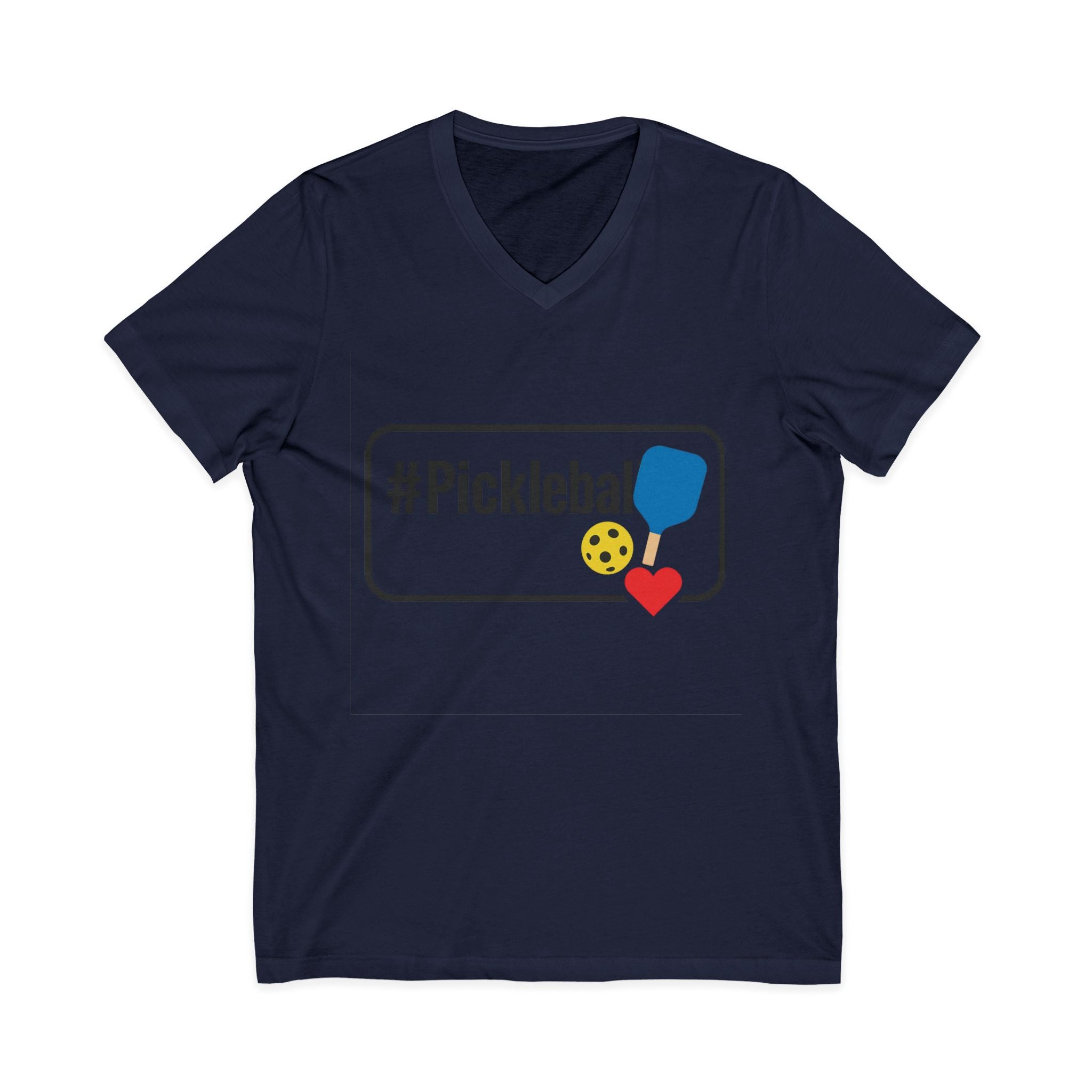 Pickleball V-Neck Tee for Fun Lovers