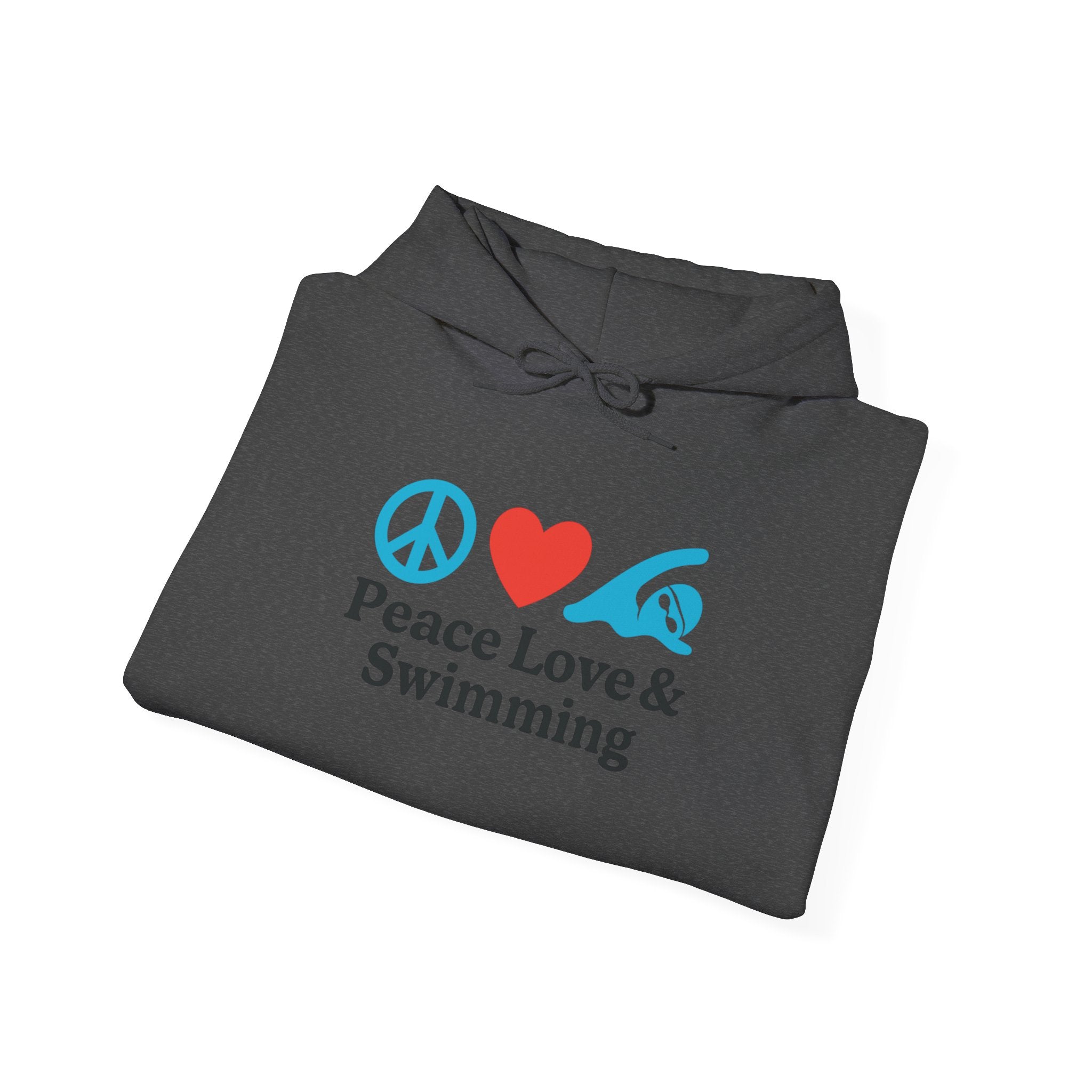 Peace Love & Swimming Hoodie