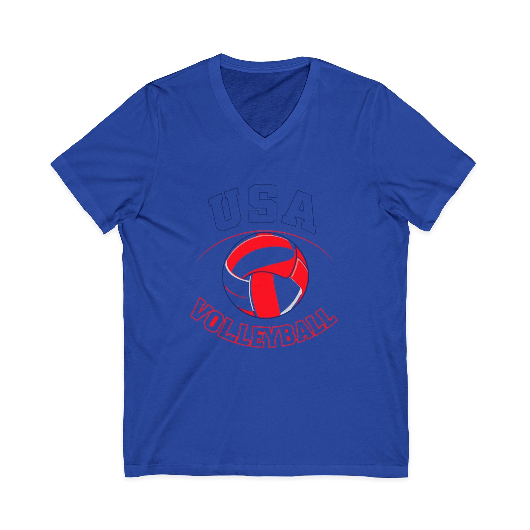 USA Volleyball V-Neck Tee