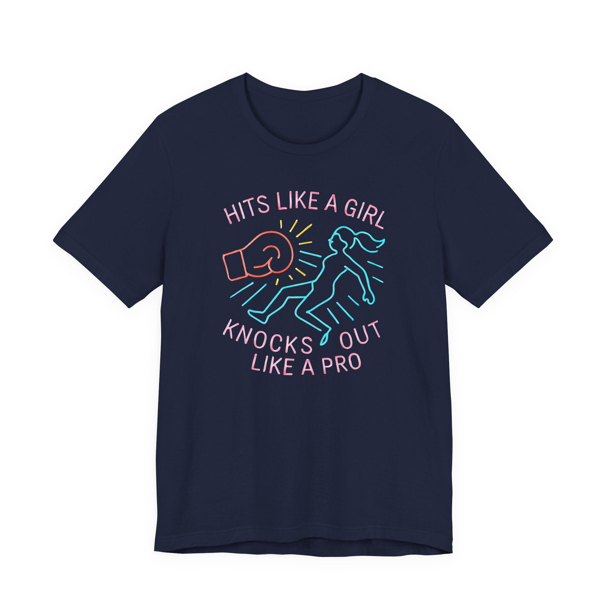 Empowering Girls Tee, Hits Like a Girl T-Shirt