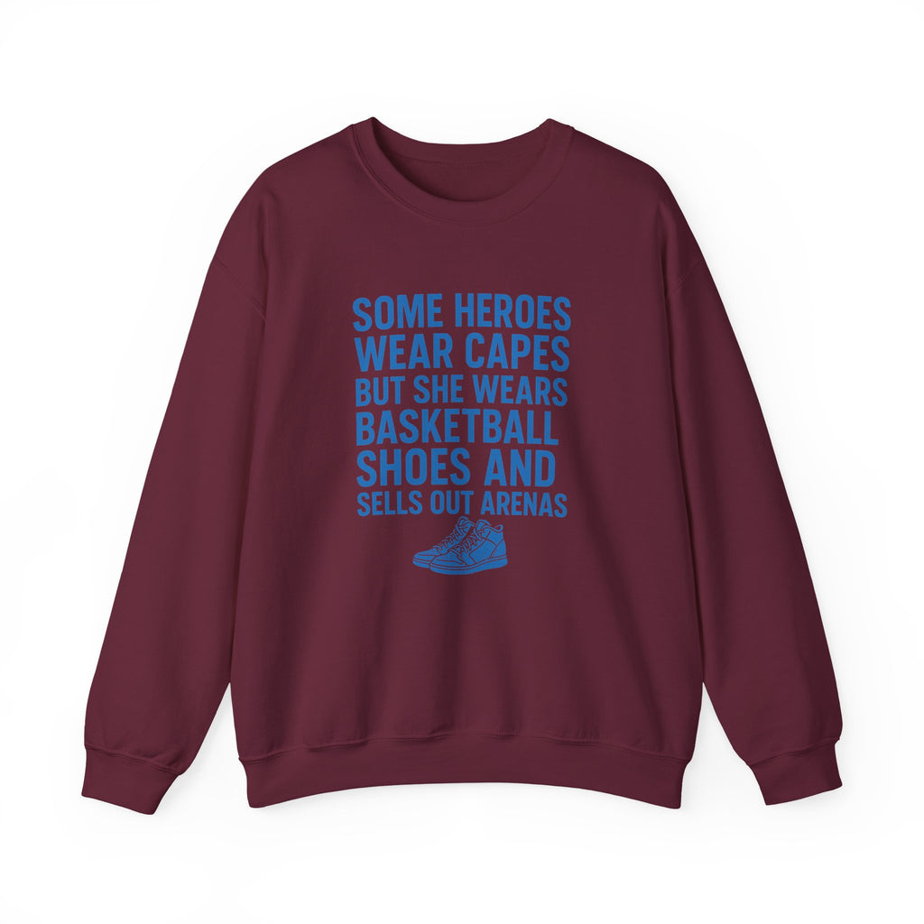 Basketball Hero Sweatshirt | Unisex Heavy Blend Crewneck
