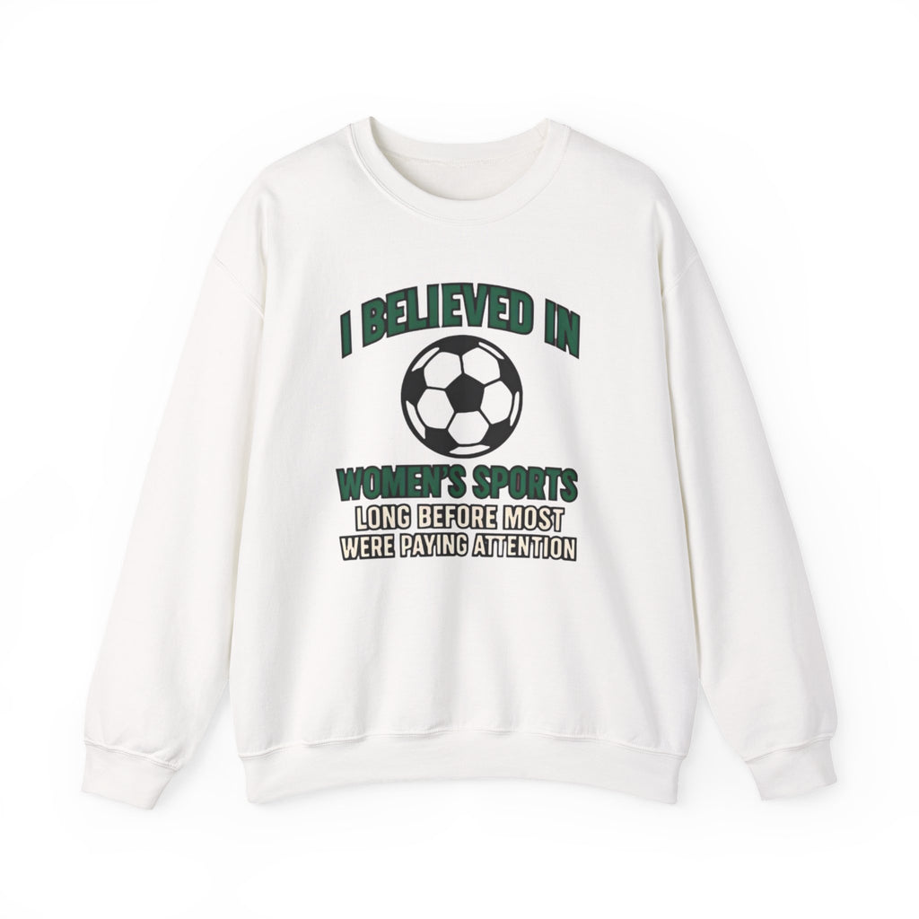 Empowering Women’s Sports Crewneck Sweatshirt