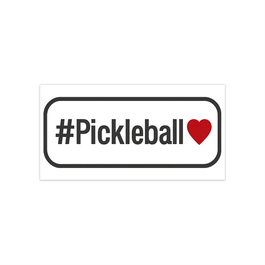 Pickleball Love Bumper Sticker