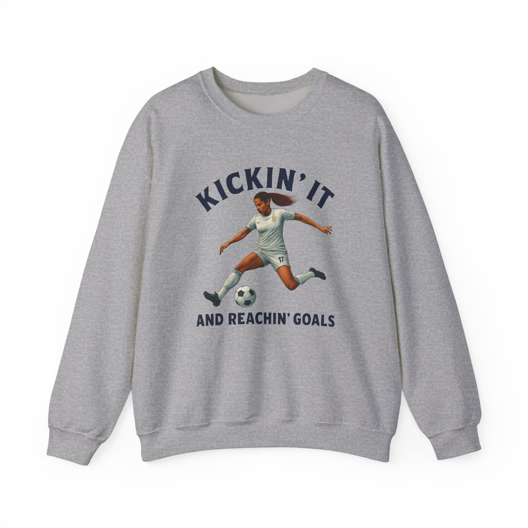 Kickin' It Crewneck Sweatshirt - Athletic Unisex Pullover