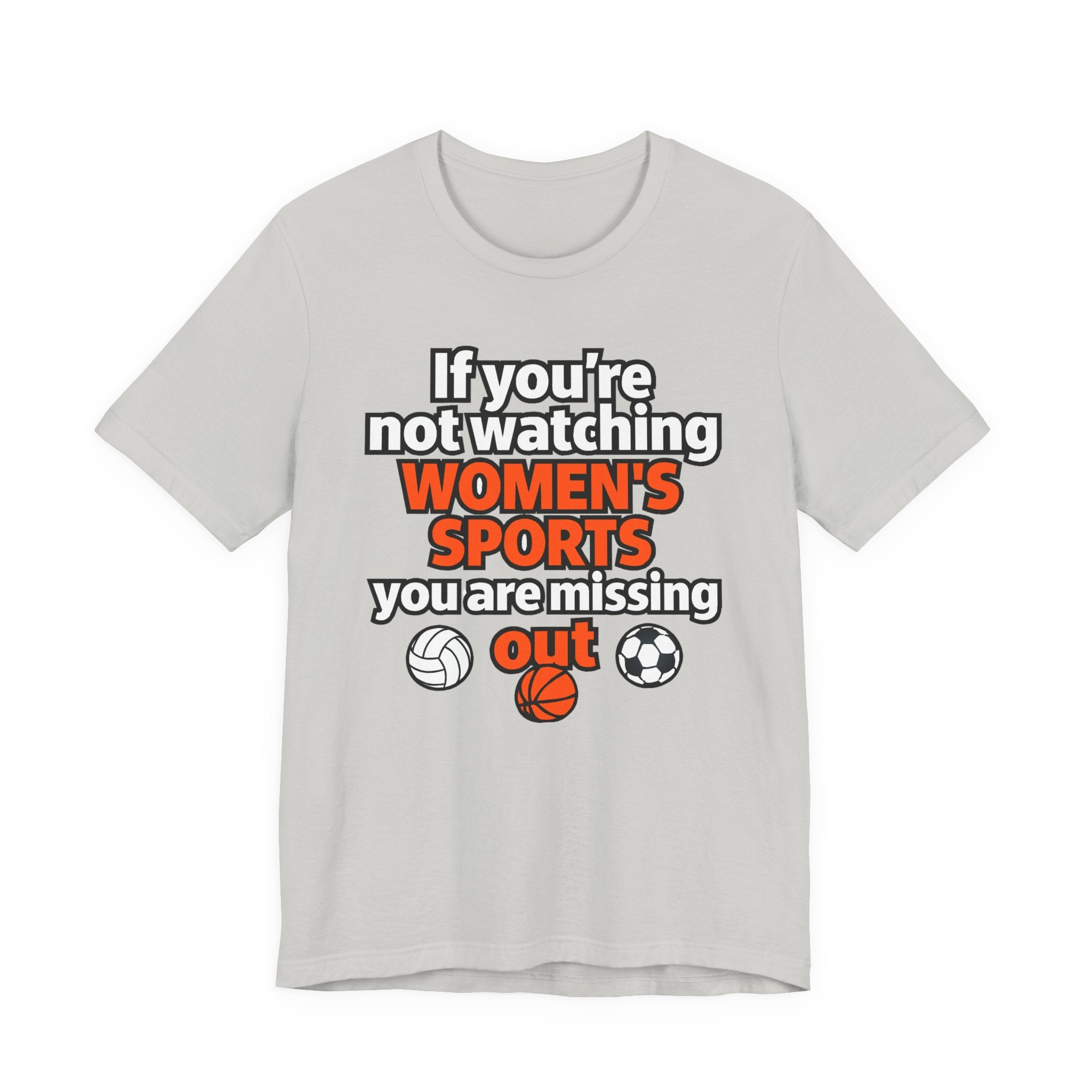Women’s Sports Awareness Tee, Sports Advocate Shirt