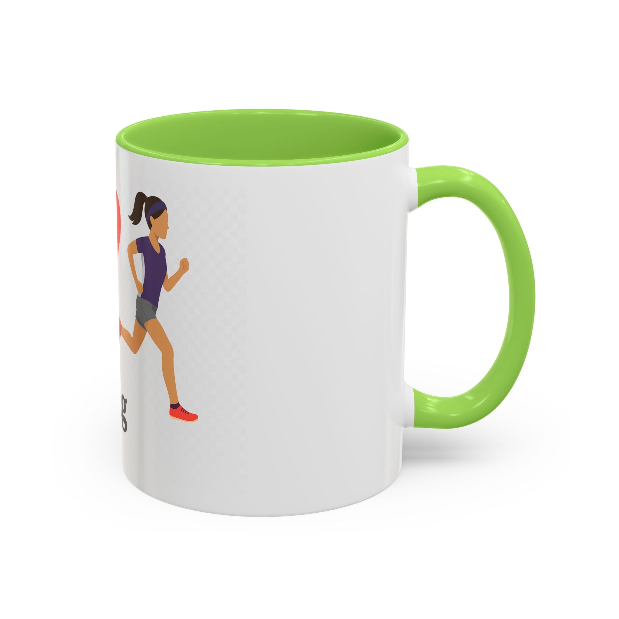 Peace Love & Running Motivational Mug