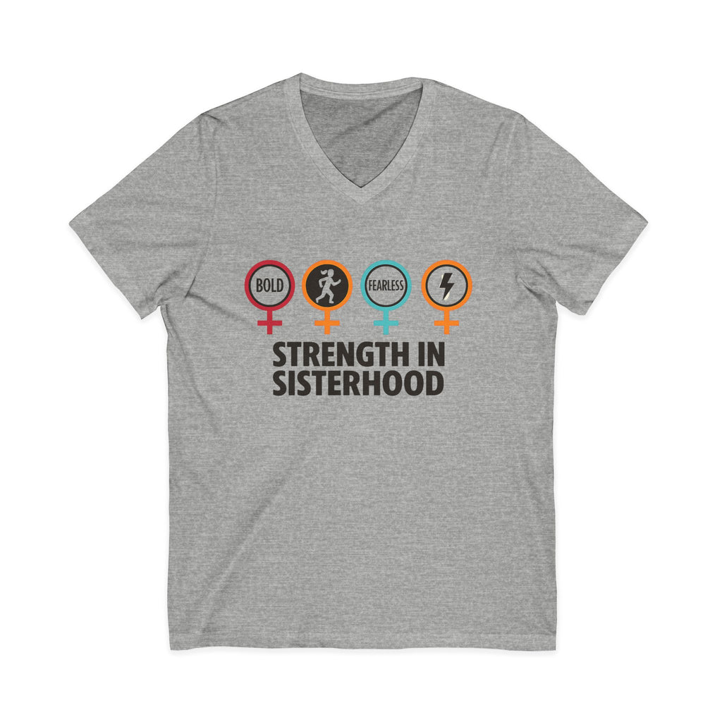 Strength in Sisterhood V-Neck Tee