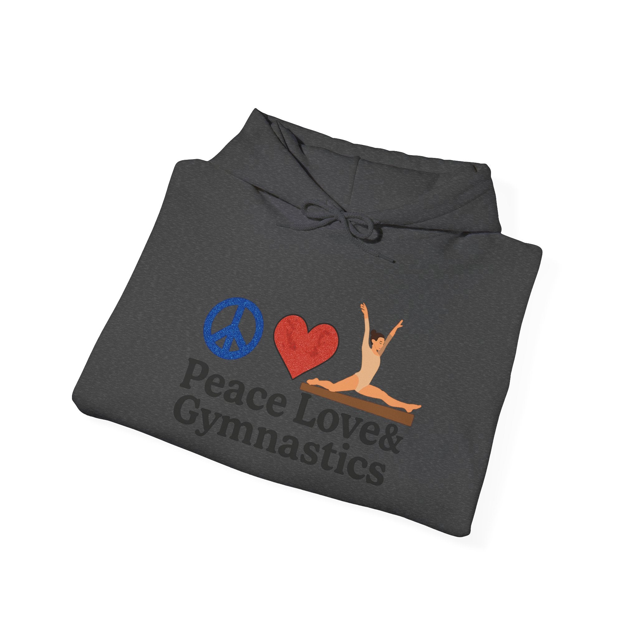 Peace, Love & Gymnastics Hoodie